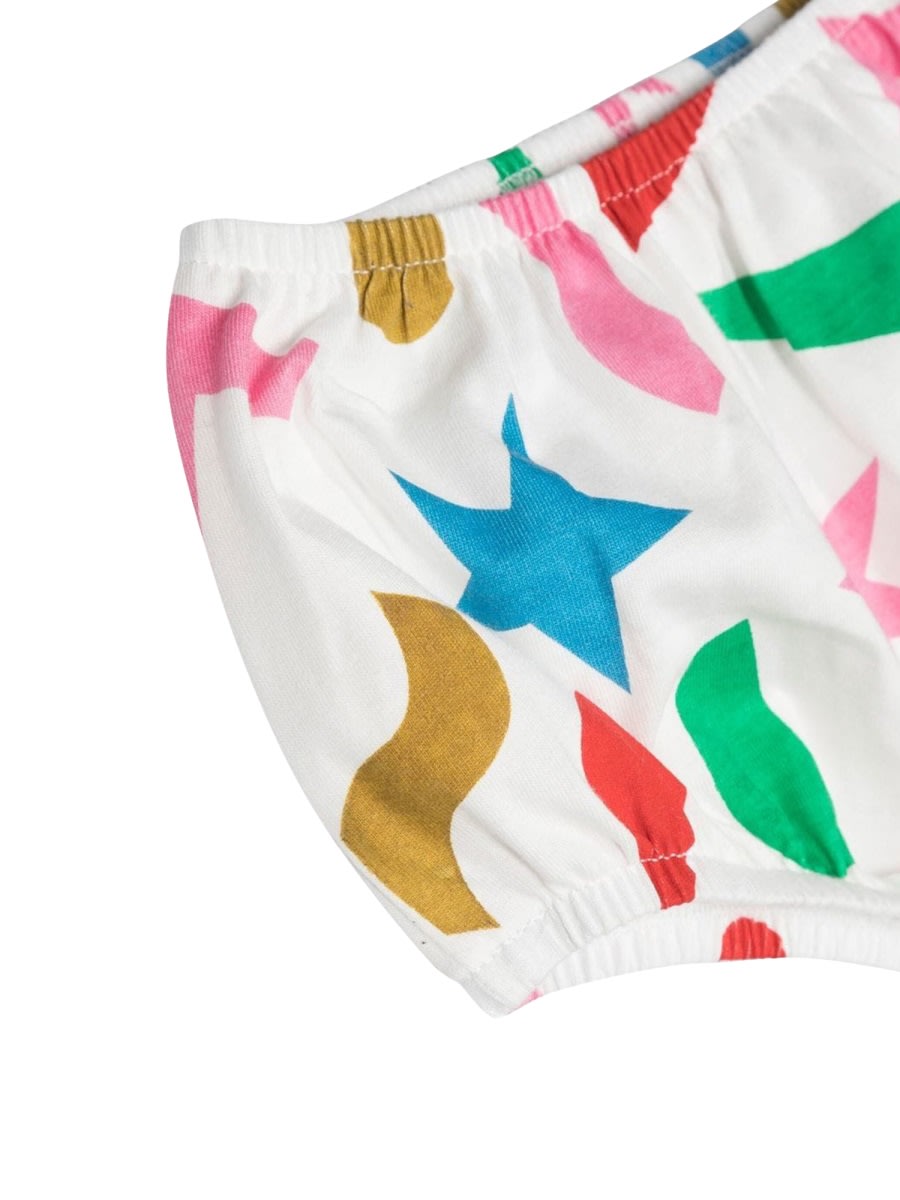 Shop Stella Mccartney Skirt With Coulottes In Multicolour