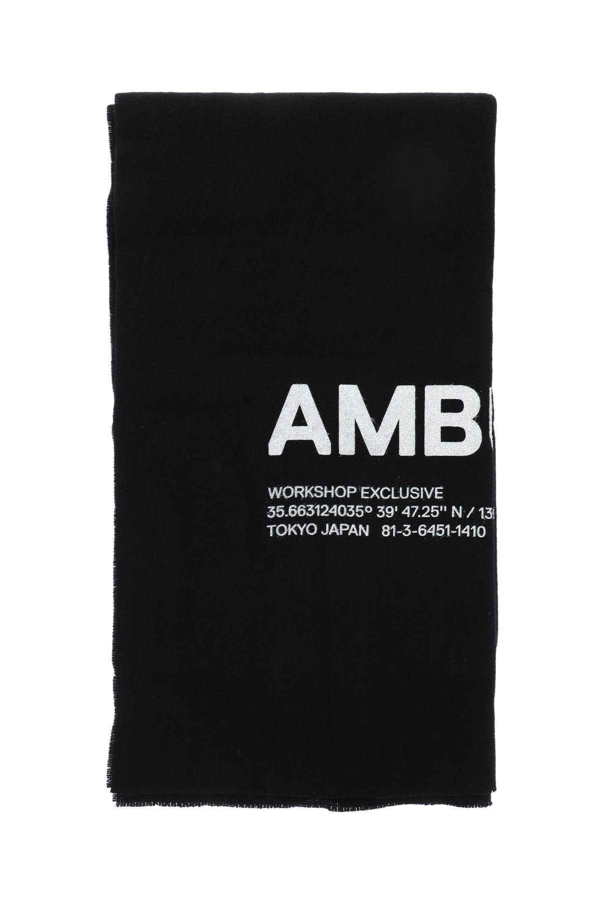 AMBUSH Wool Scarf With Logo Print