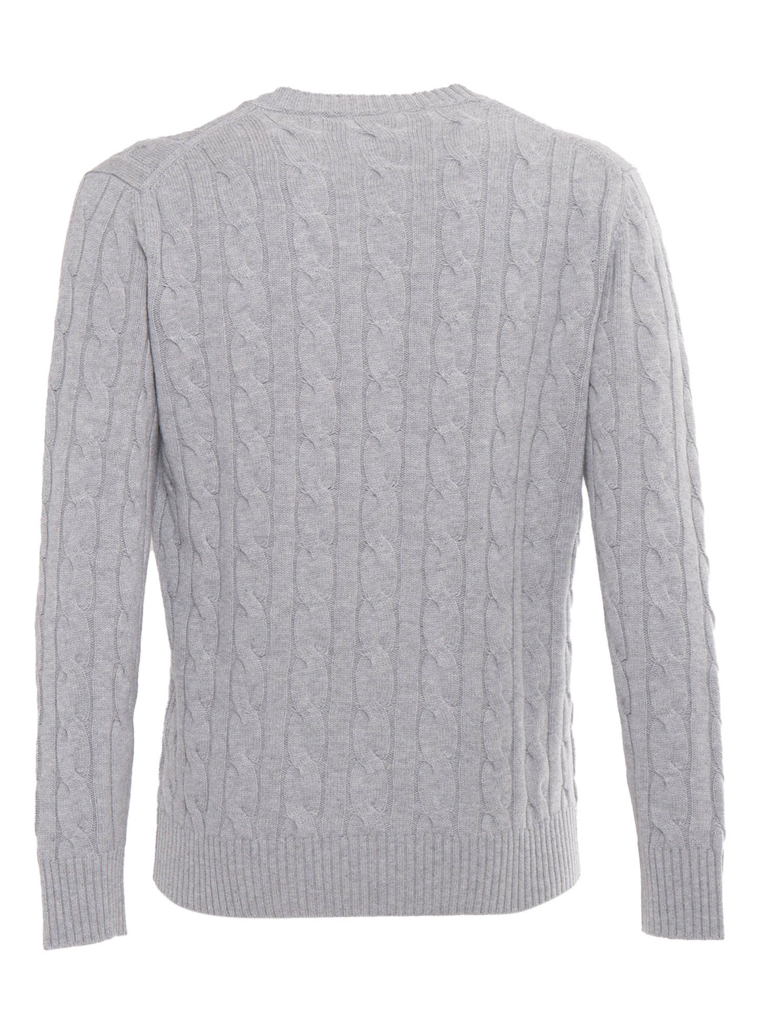 Shop Kangra Ribbed Crewneck Sweater In White