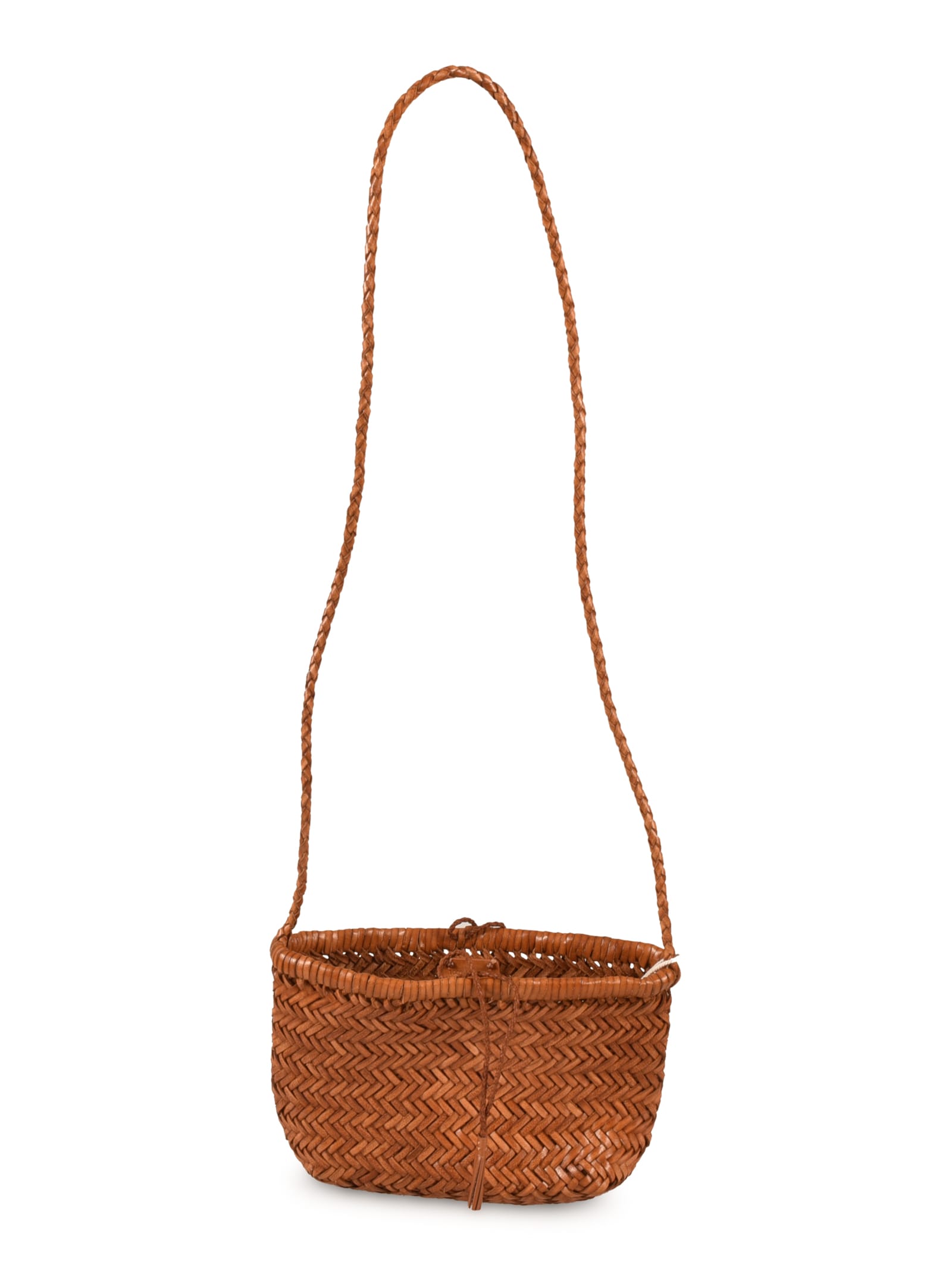 Shop Dragon Diffusion Minsu Mini Basket Shoulder Bag In Brown