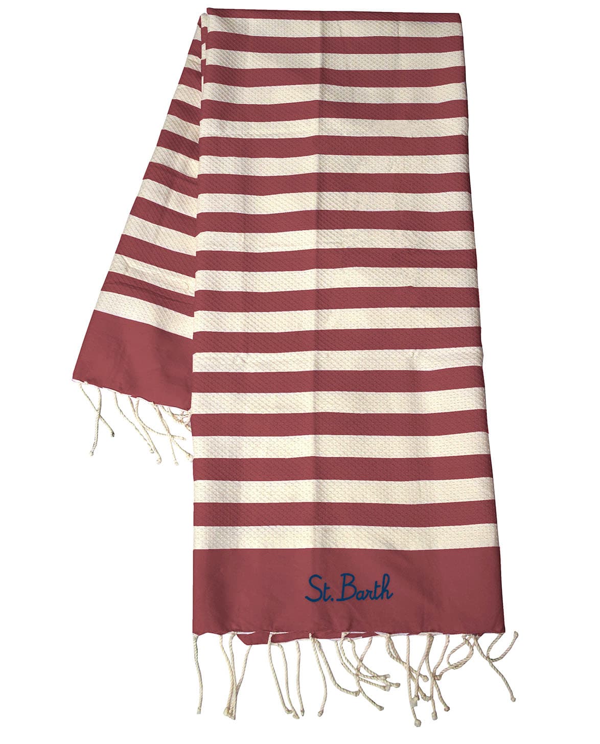 Mc2 Saint Barth Foutas Beach Towel In Brown