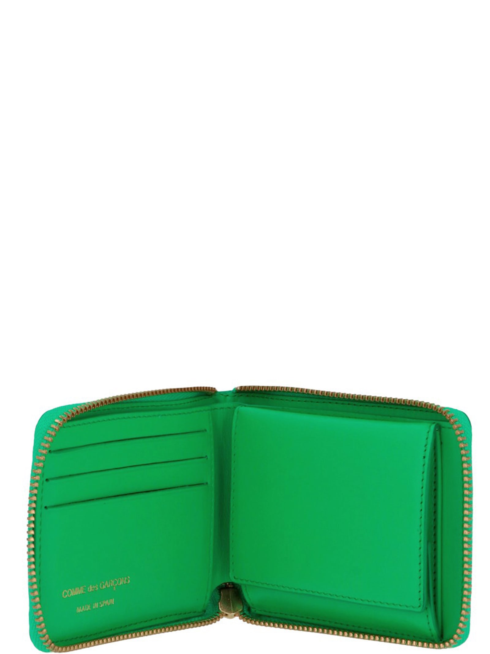 Comme Des Garçons Wallet Classic Line - Sa7100 In Green