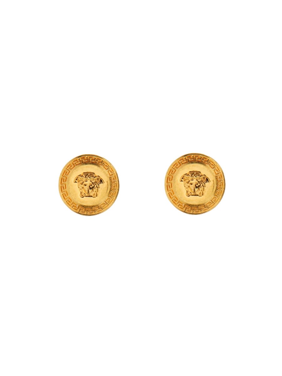 Versace Tribute Earrings In Gold