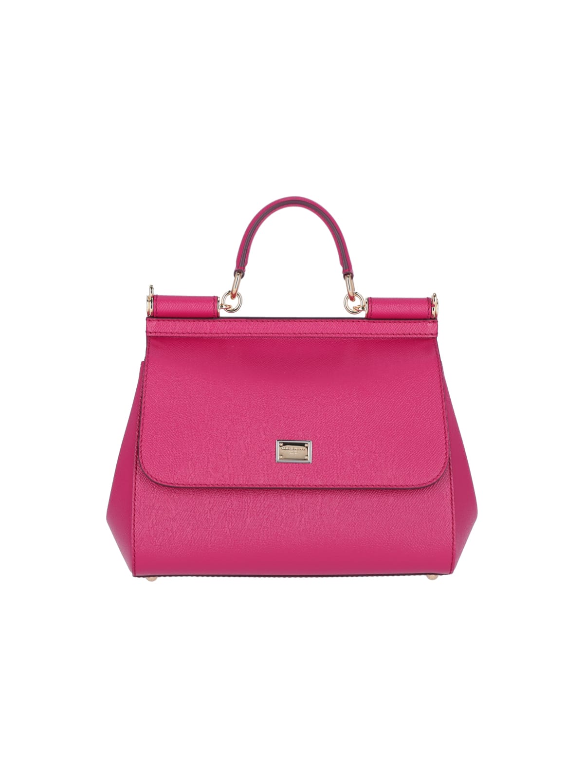 Dolce & Gabbana Sicily Large Handbag In Pink