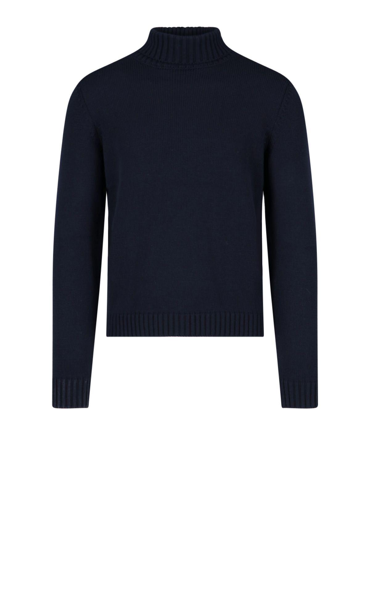 Shop Zanone Classic Sweater In Blu