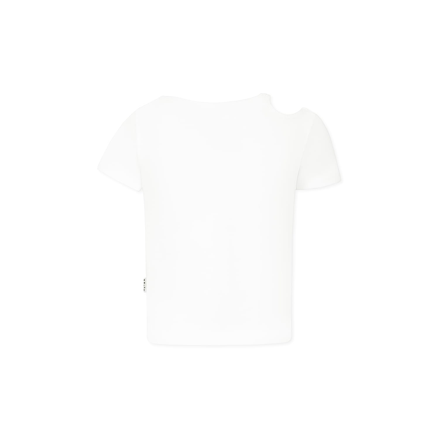 Molo White T-shirt For Girl In White