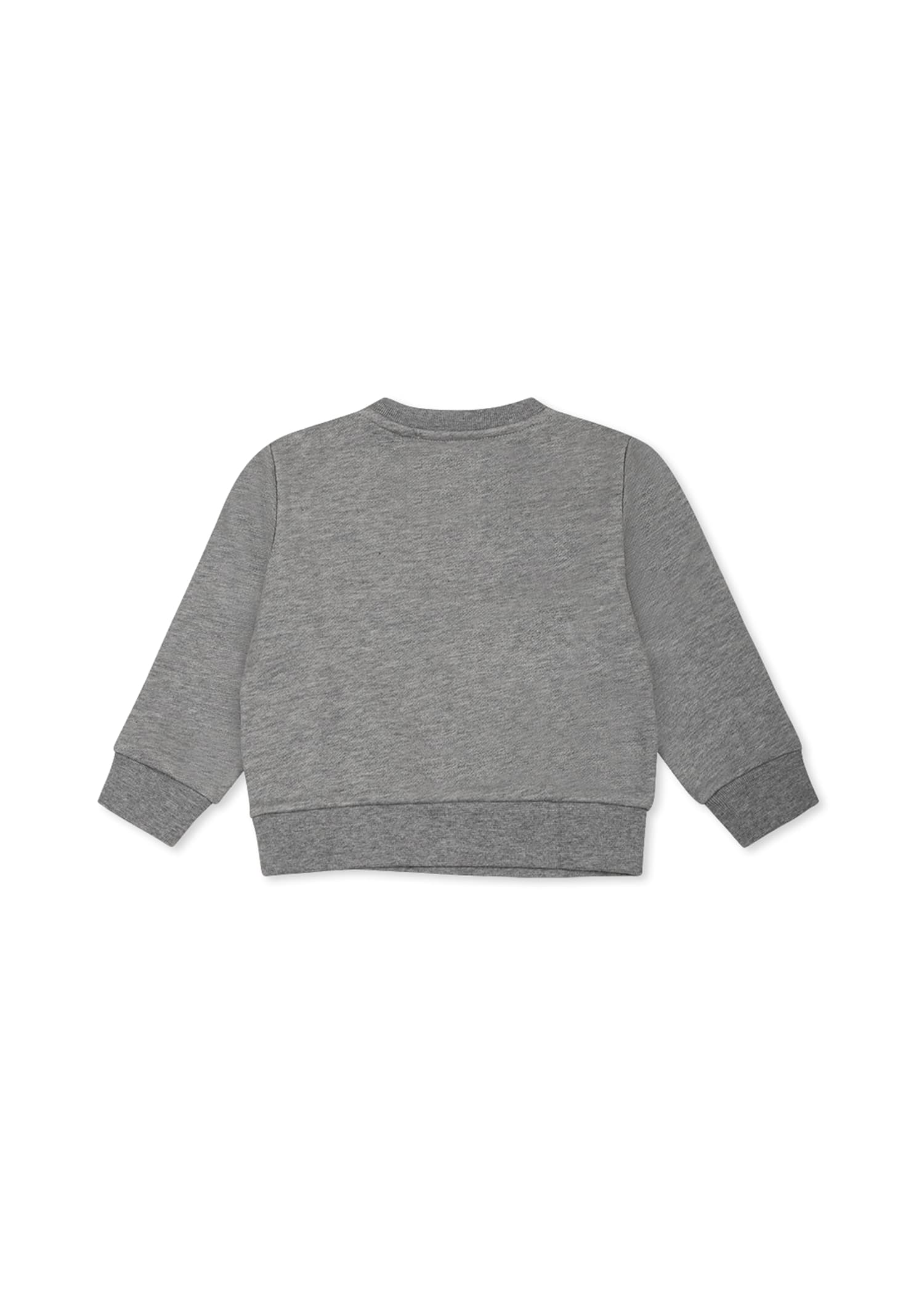 Shop Versace Grey Sweatshirt For Baby Boy With Logo