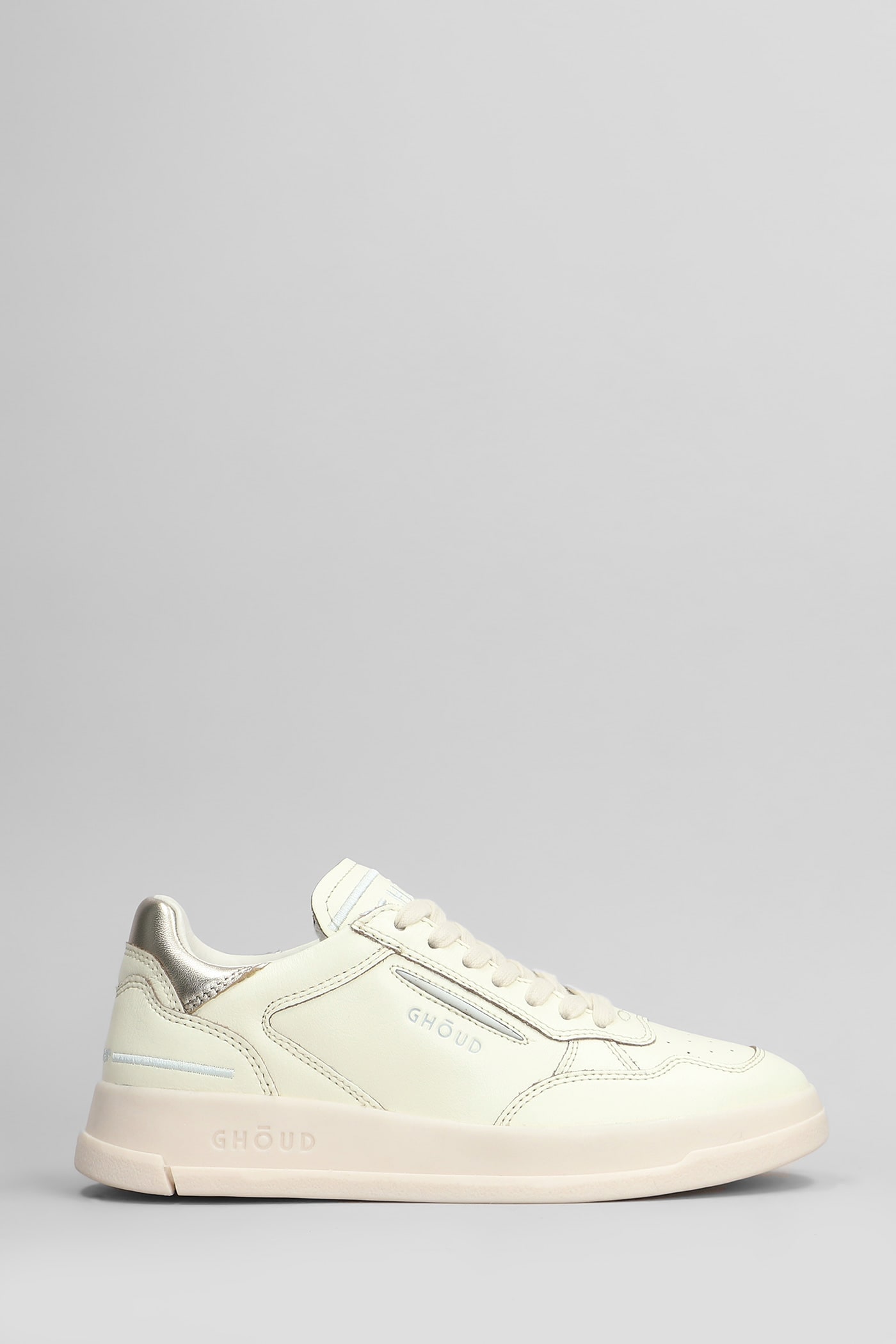 Ghoud Tweener Sneakers In Beige Leather