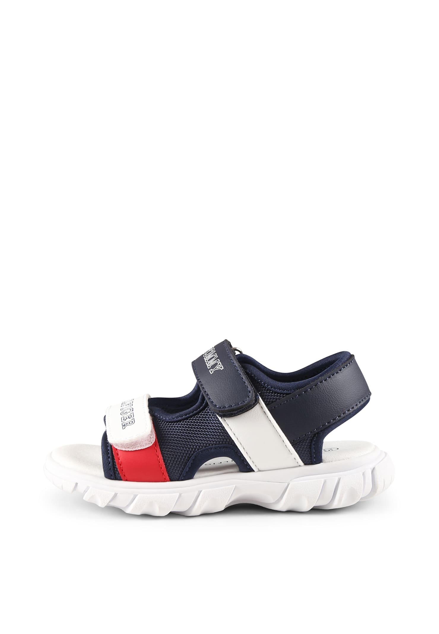 TOMMY HILFIGER BLUE SANDALS FOR BOY WITH LOGO
