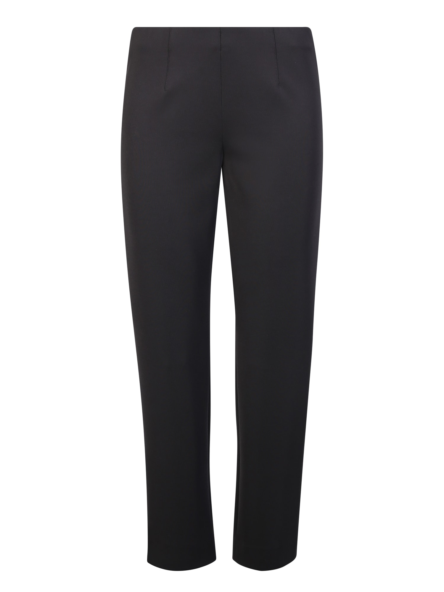 Blanca Vita Cropped Straight-leg Trousers In Black