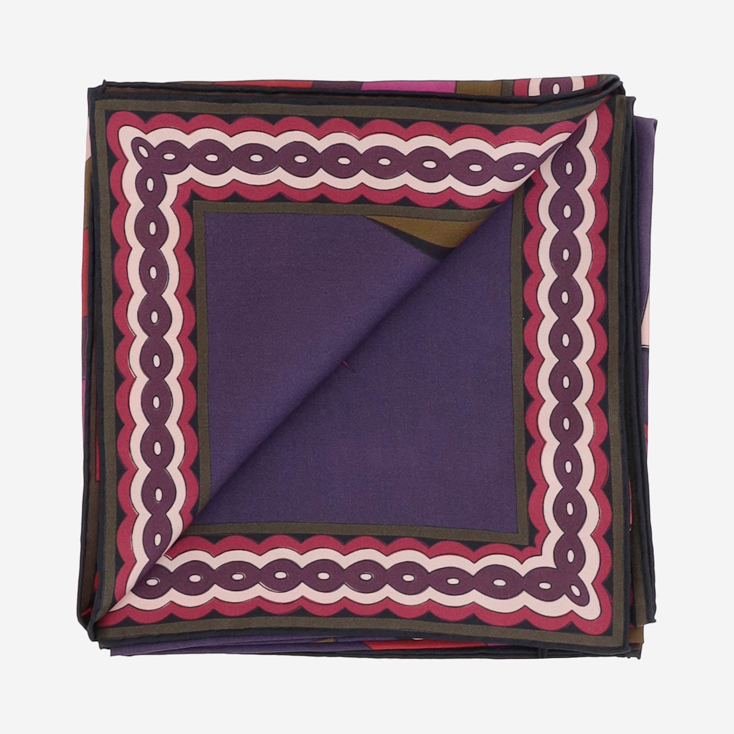 Pucci Printed Silk Scarf In Multi