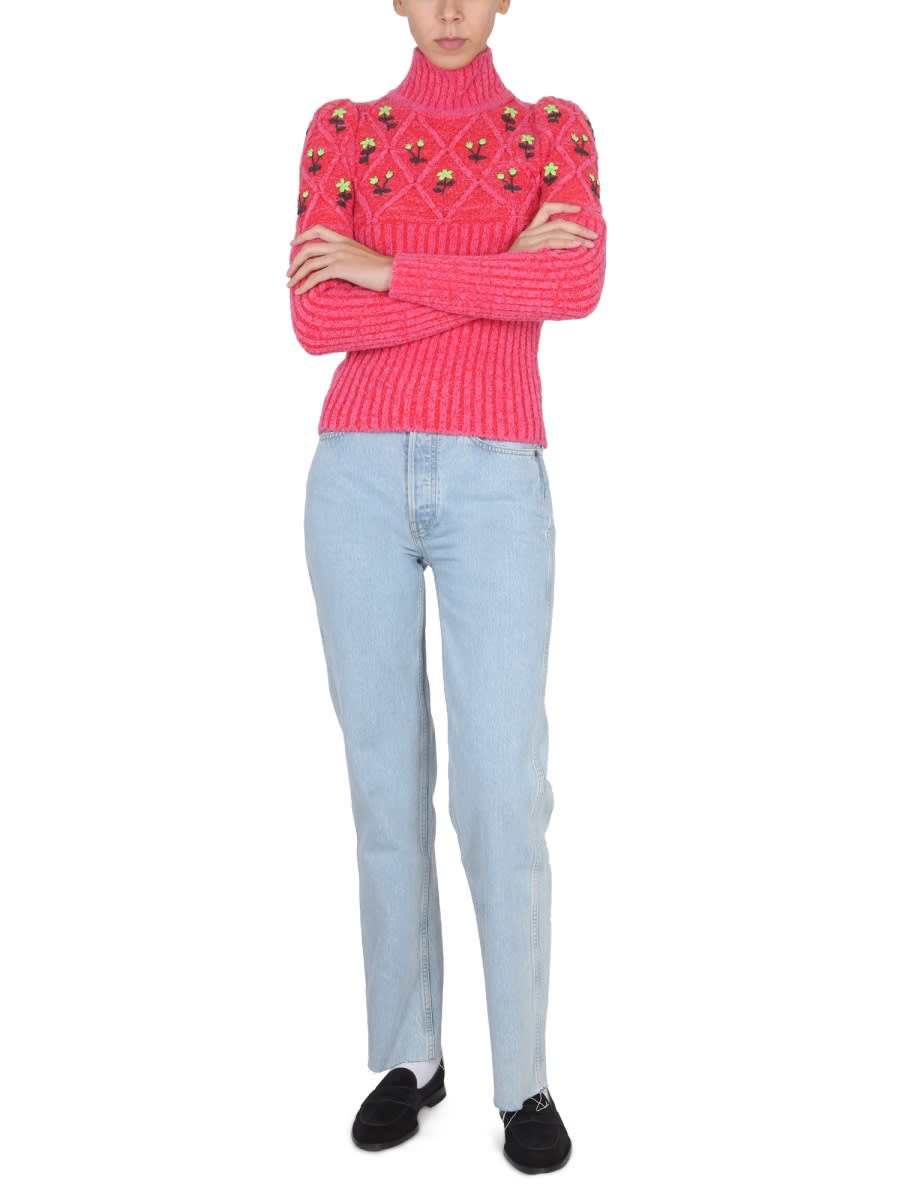 Cormio Turtleneck Sweater In Red