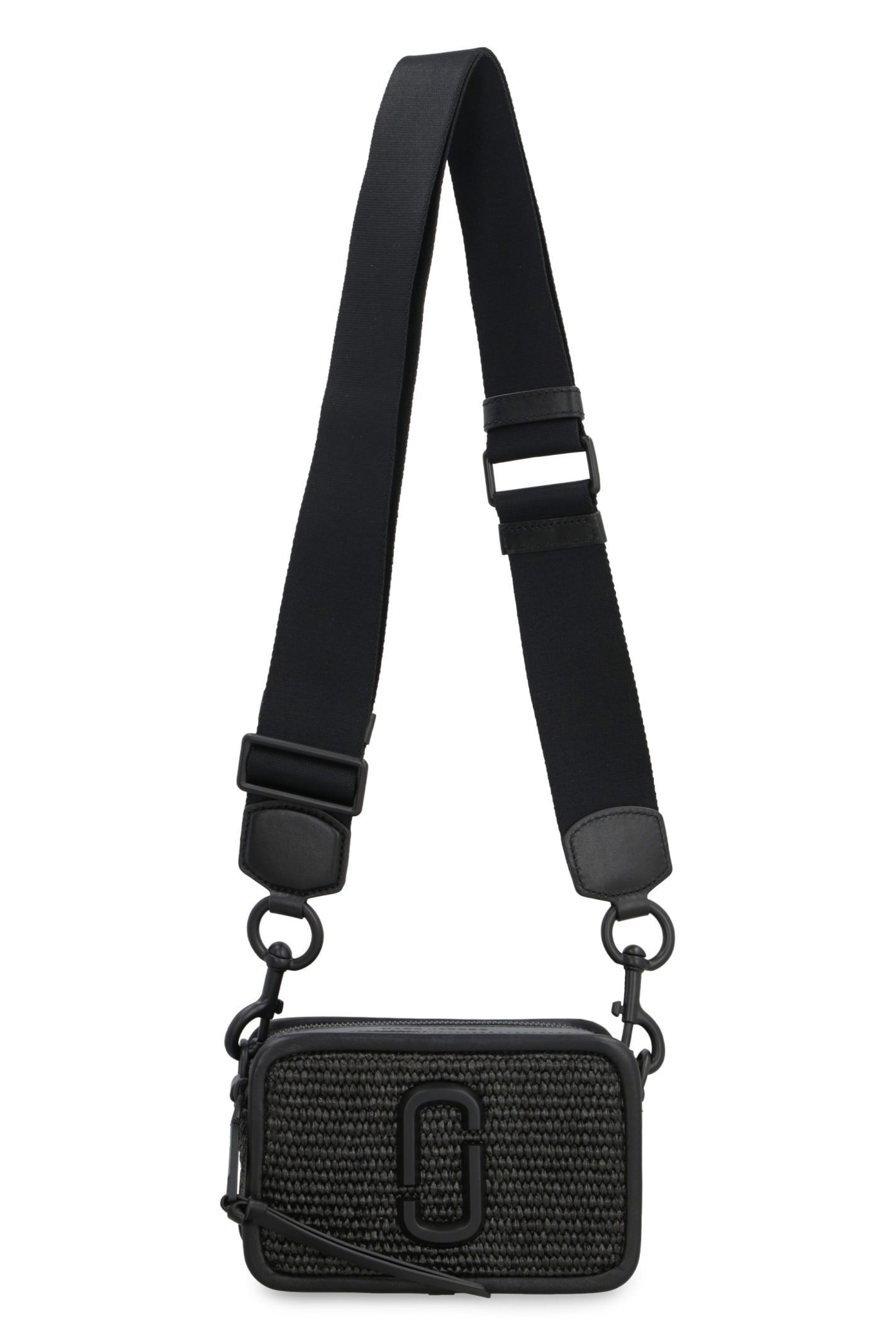 Marc Jacobs The Woven Dtm Snapshot Camera Bag In Black | ModeSens
