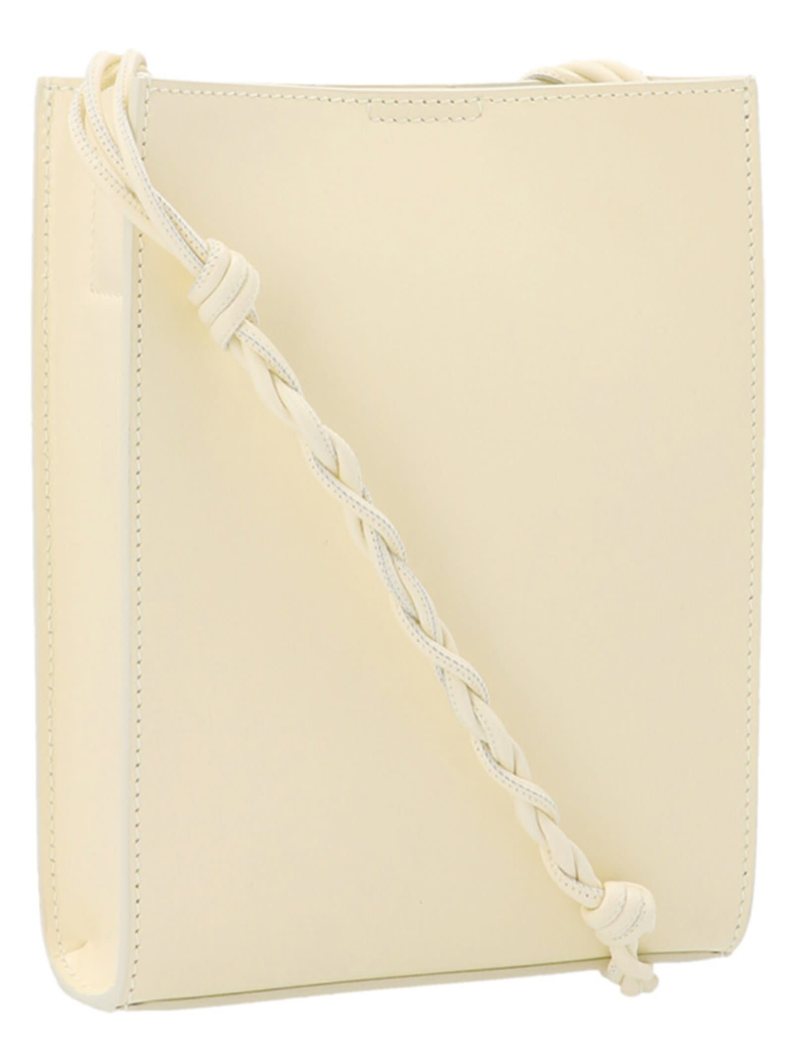 Shop Jil Sander Tangle Crossbody Bag In White