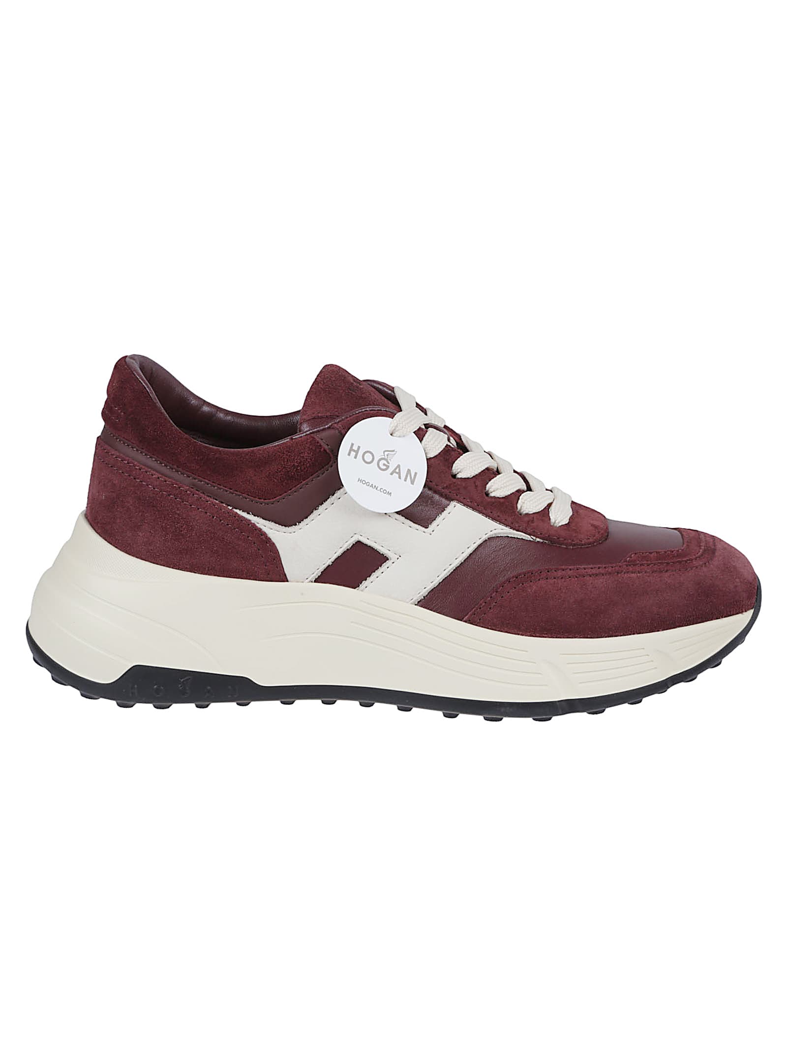 Hogan Suede And Technical Fabric Hyperlight Sneakers In Multi
