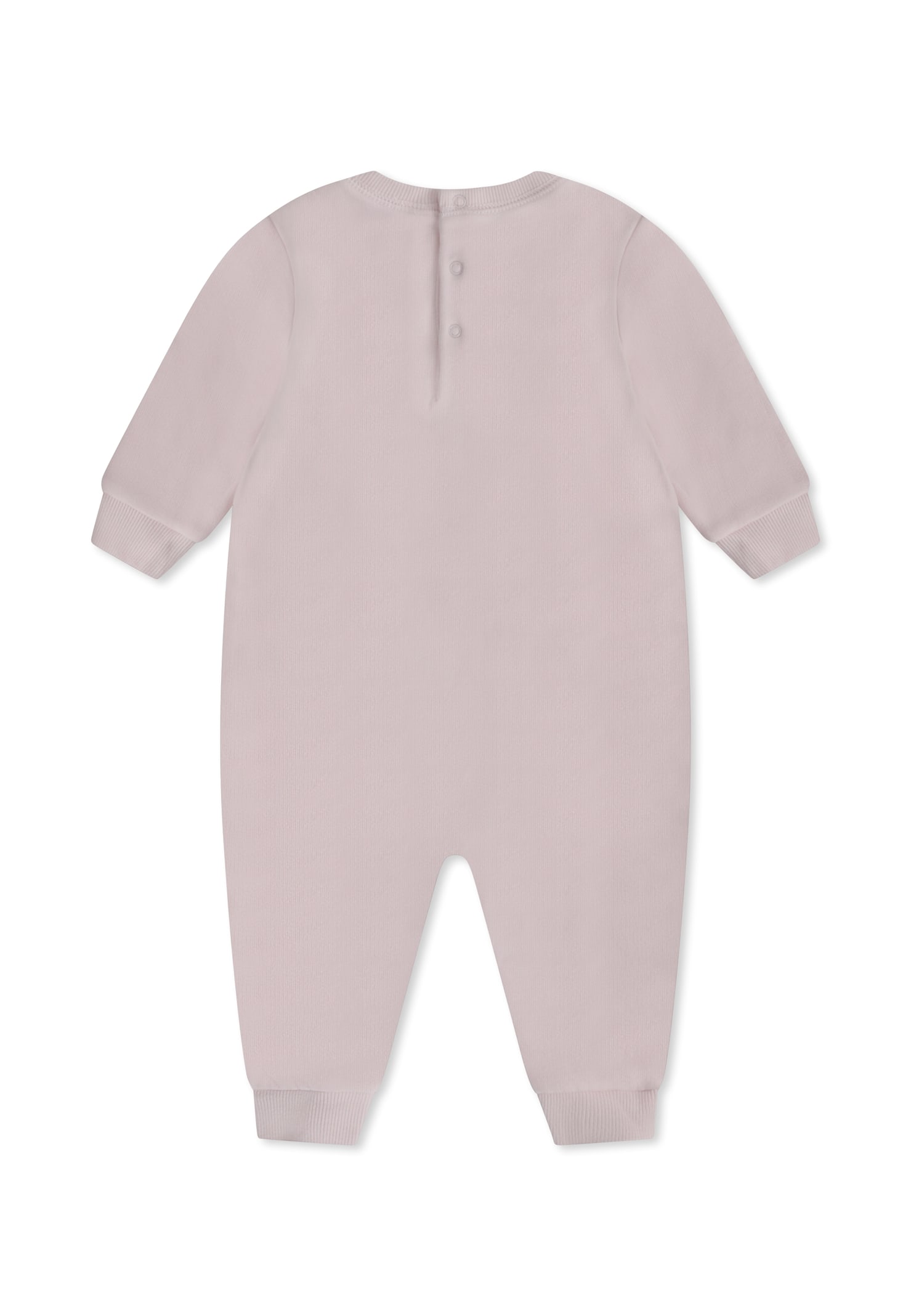 Ralph Lauren Pink Babygrow For Baby Girl With Polo Bear In Pink