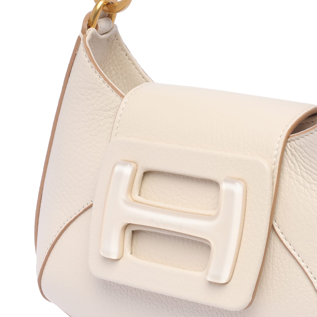 Shop Hogan Mini H-bag Hobo In White