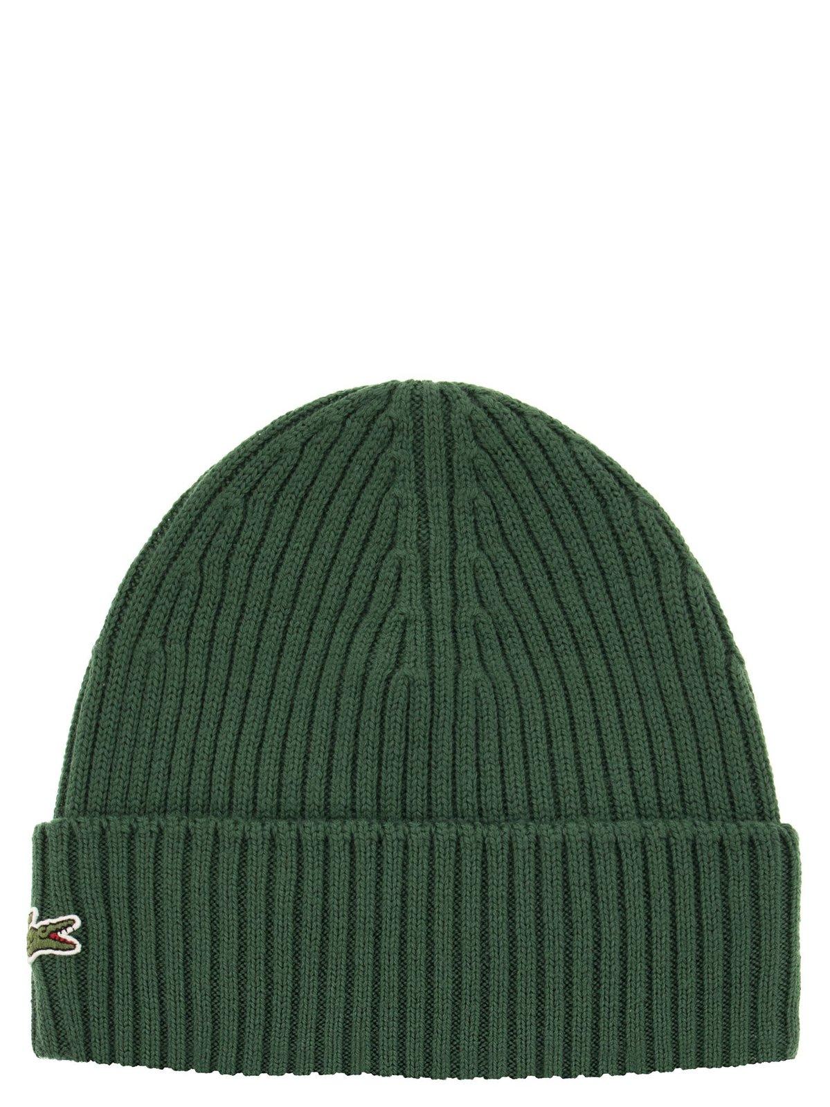 Logo-embroidered Ribbed Beanie