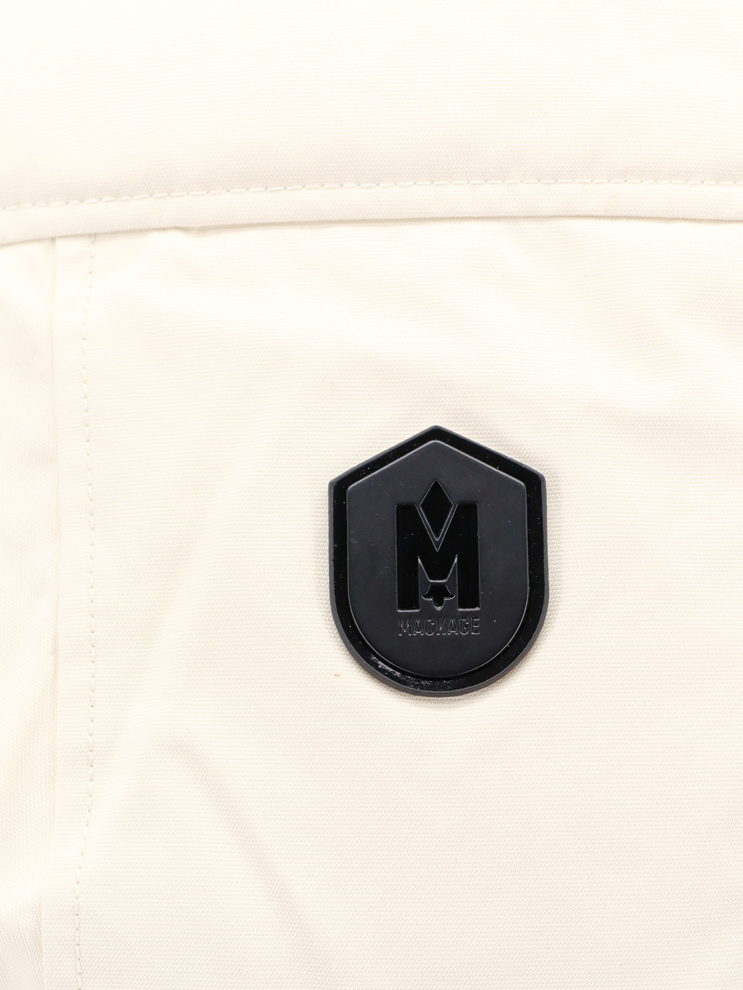 Shop Mackage Jacket In White