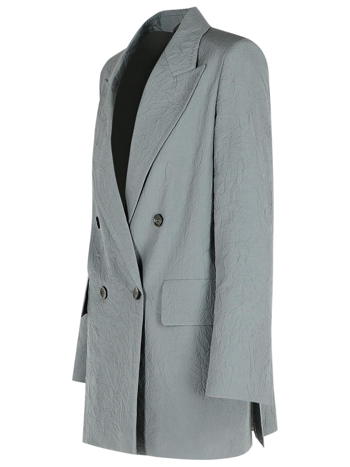 MAX MARA ABAVO GREY WOOL BLAZER