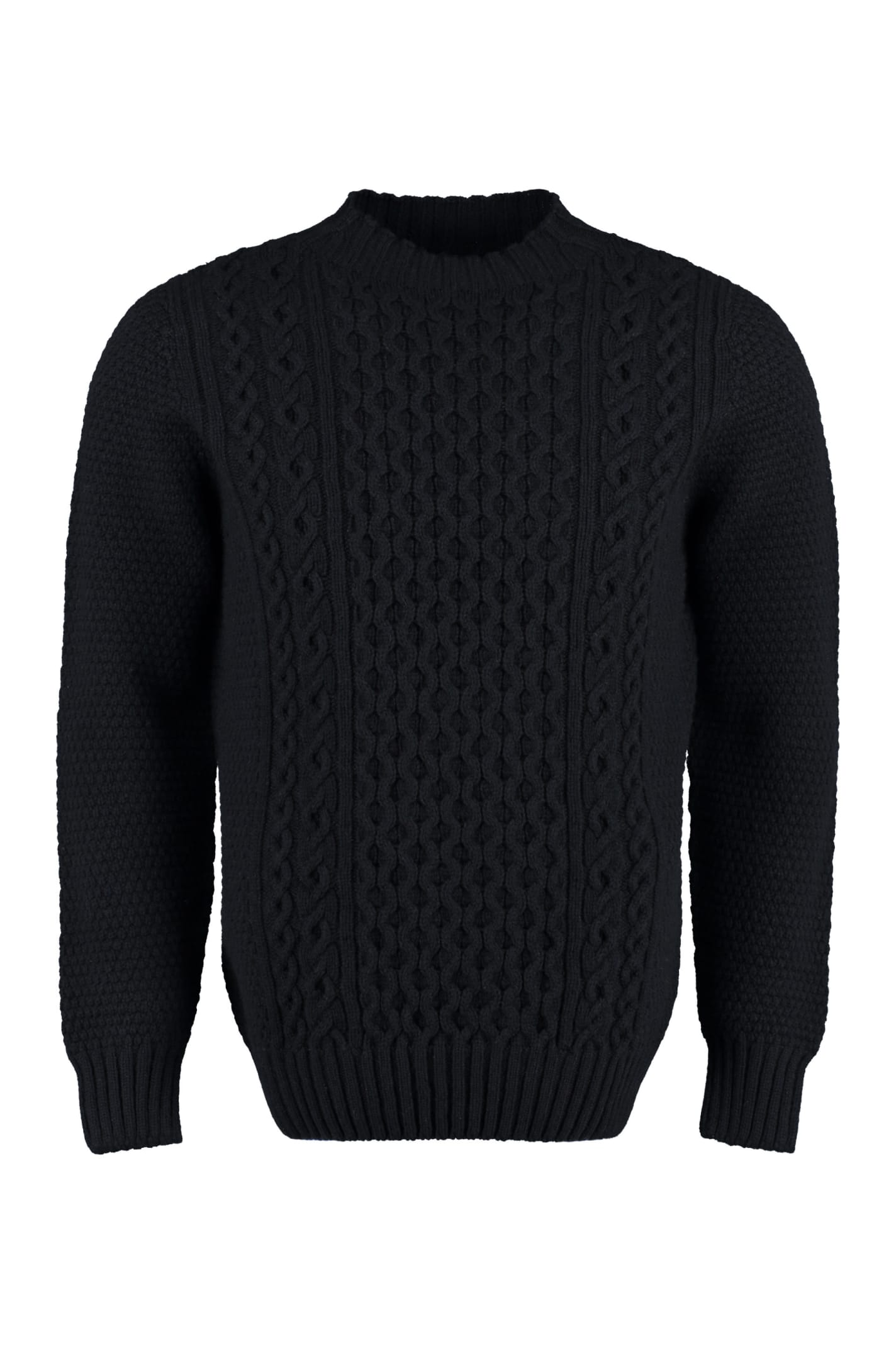 Drumohr Long Sleeve Crew-neck Sweater