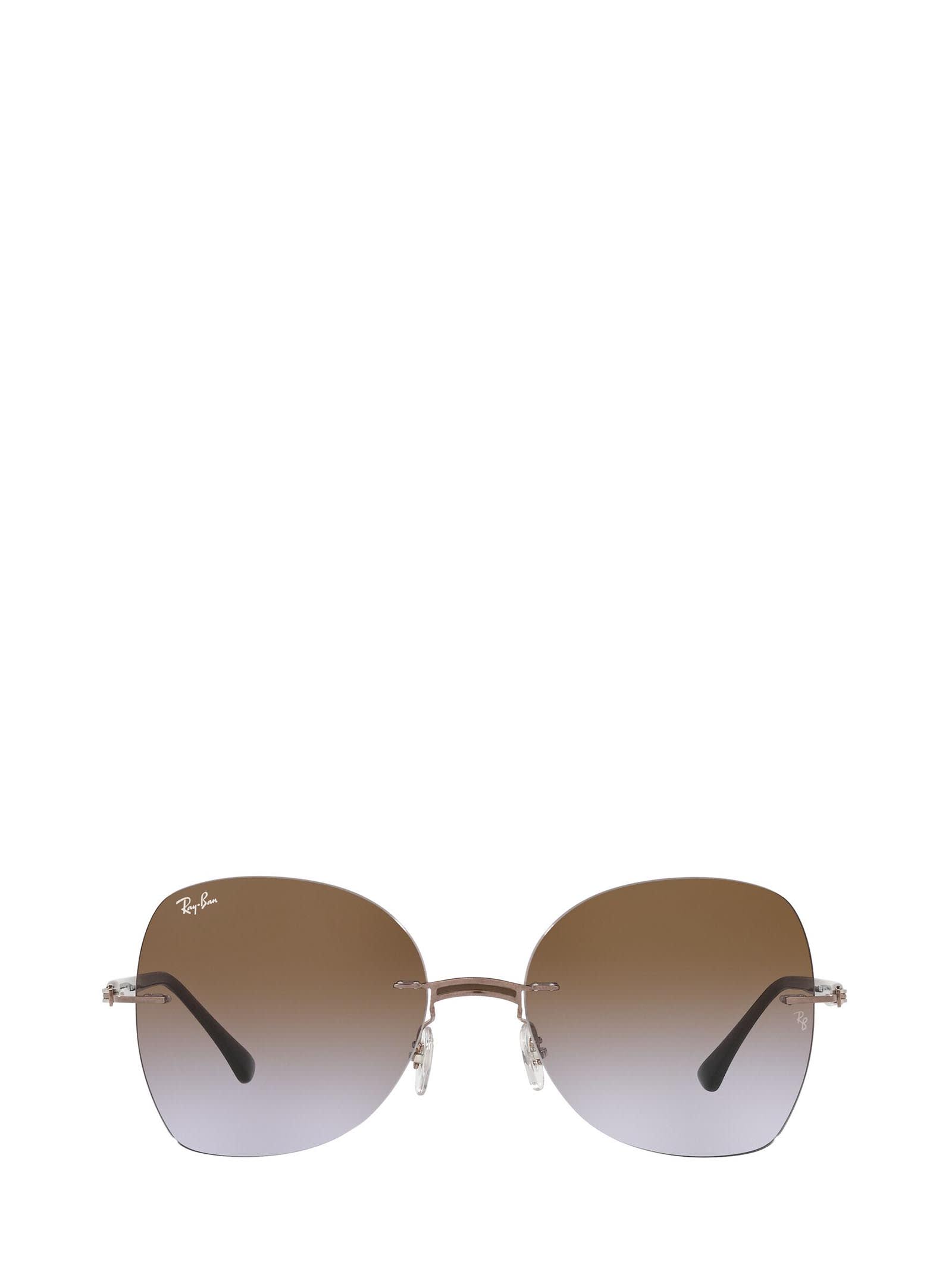 Ray-Ban Ray-ban Rb8066 Brown On Light Brown Sunglasses