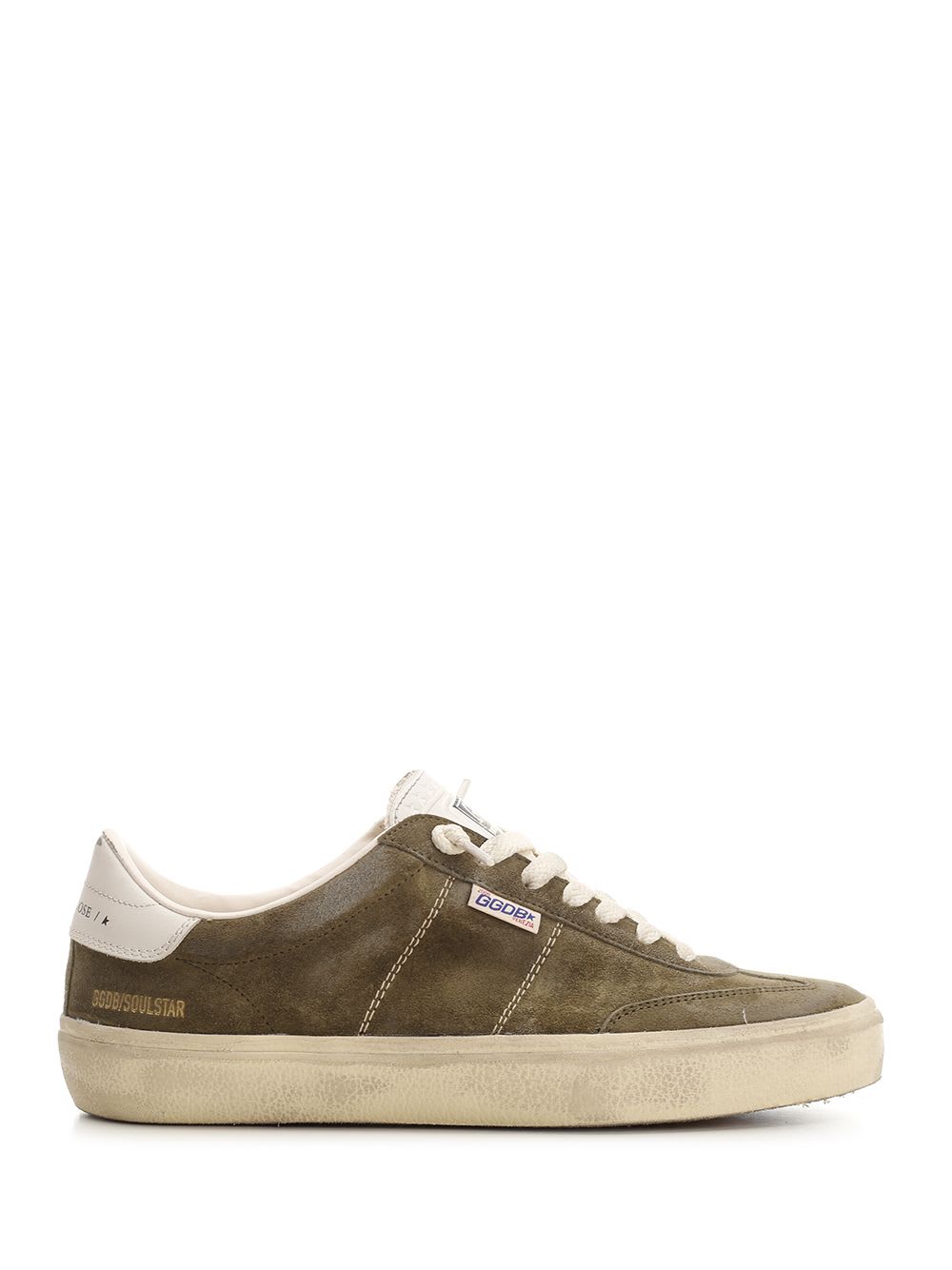 Shop Golden Goose Soul Star Sneakers In Green