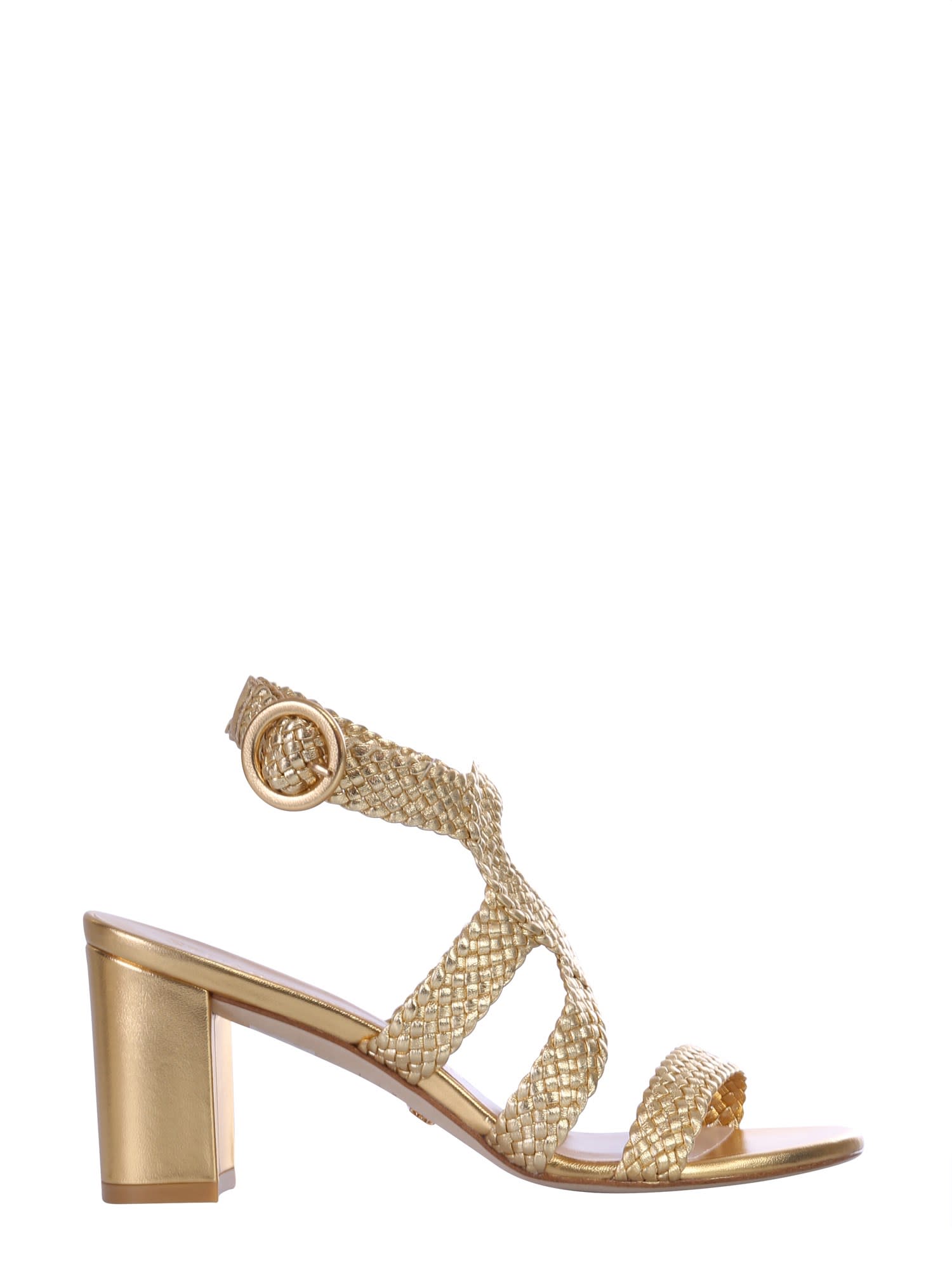 stuart weitzman gold shoes