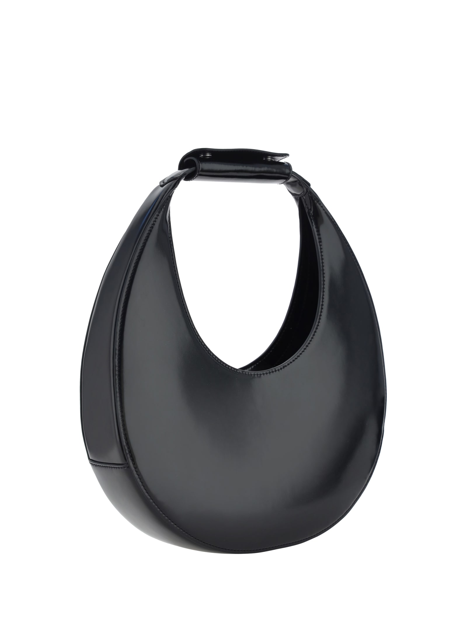 Shop Staud Moon Tote Bag In Black