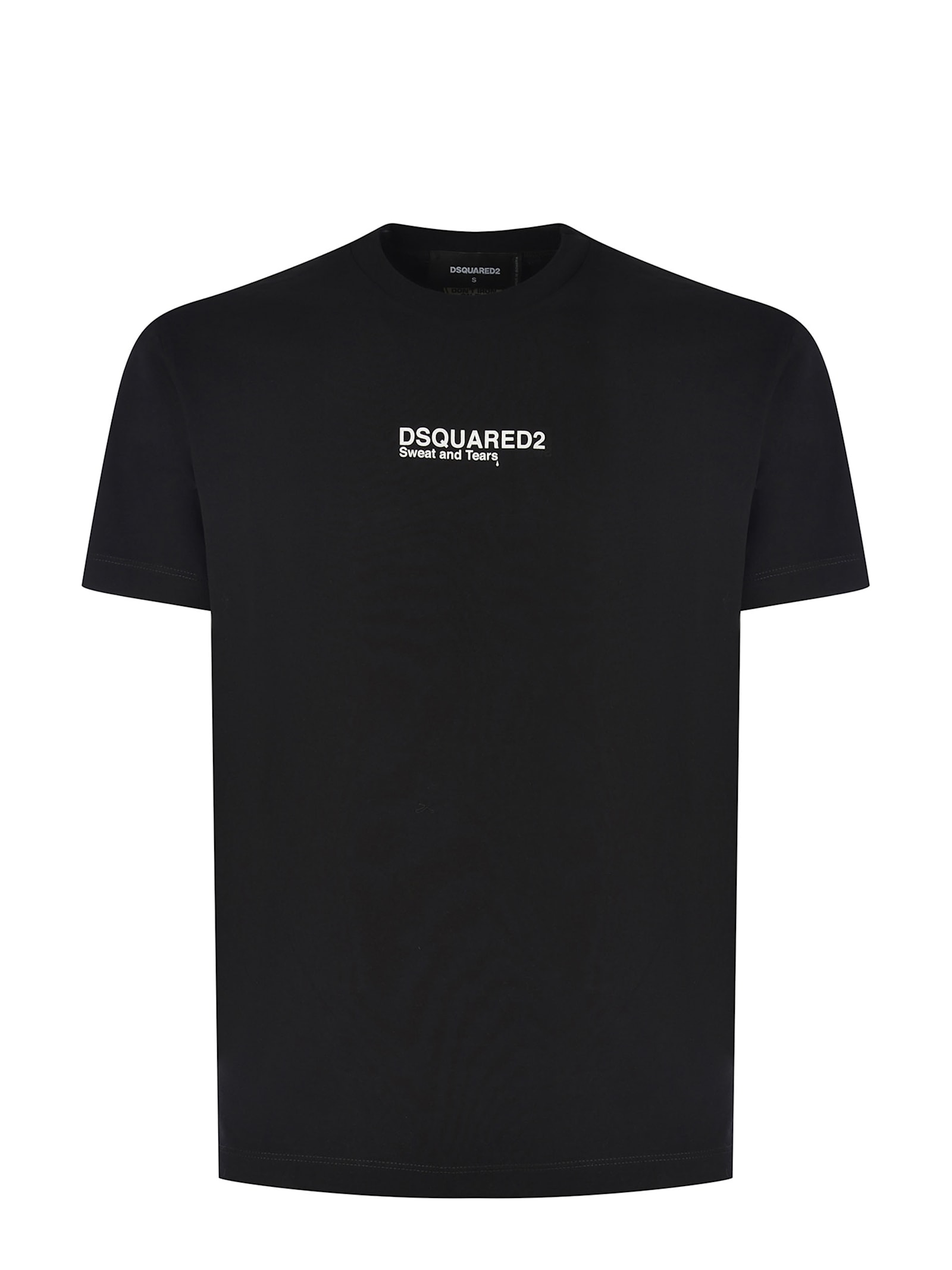 Shop Dsquared2 T-shirt  Made Of Cotton In Black