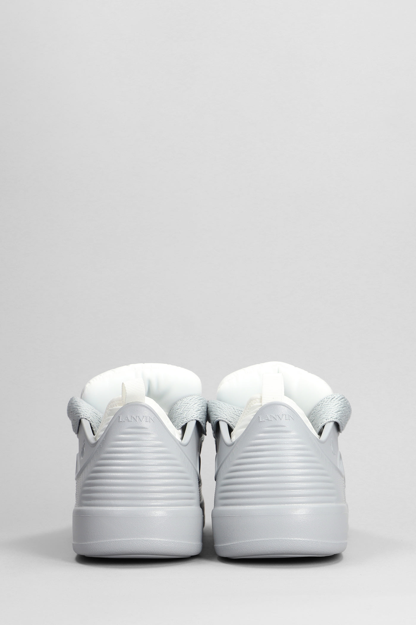 Lanvin Curb Sneakers In Pearl Grey