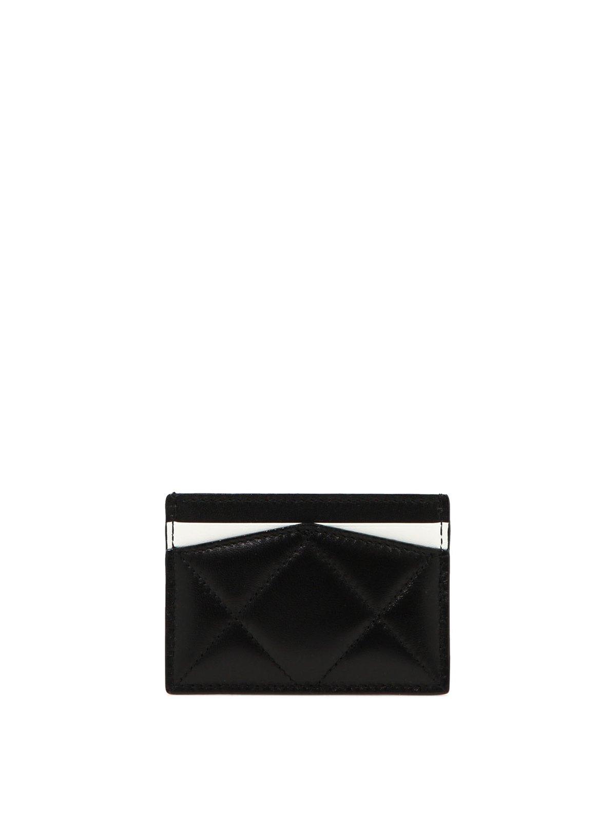 Shop Alexander Mcqueen Skull Plaque Cardholder In Black