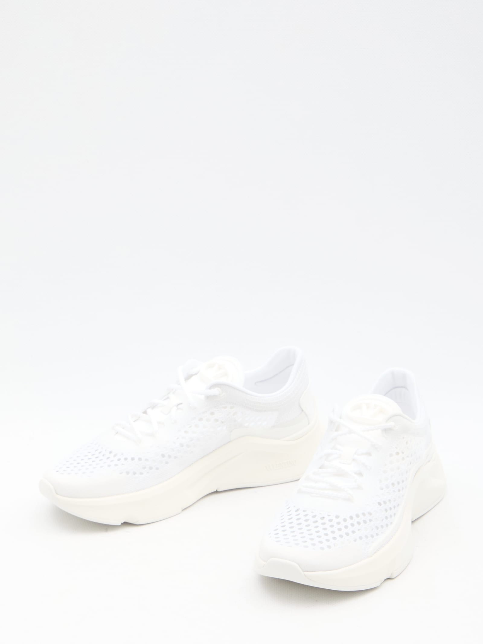 Shop Valentino True Actress Sneakers In White