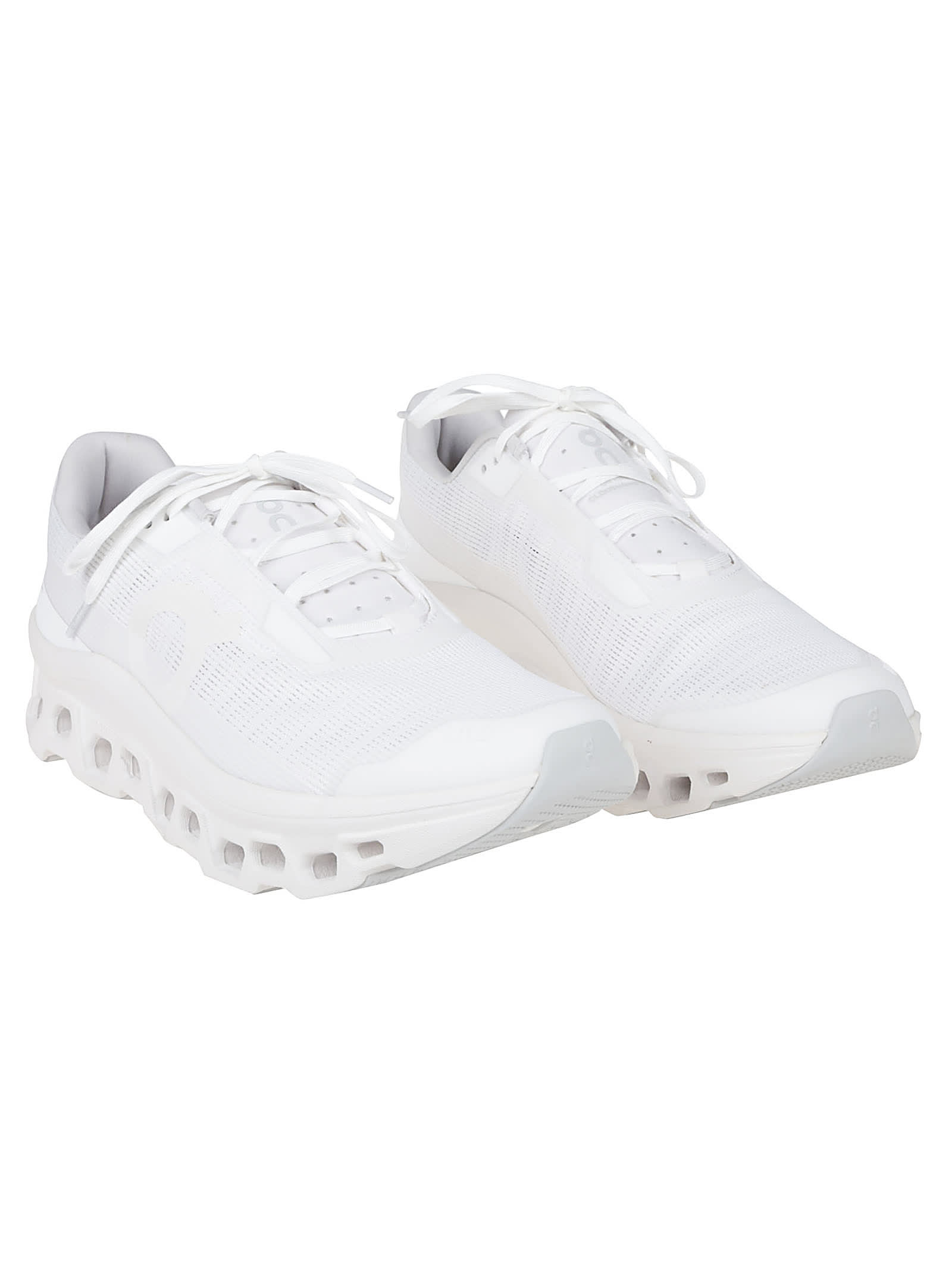 On Cloudmster Void Sneakers In White