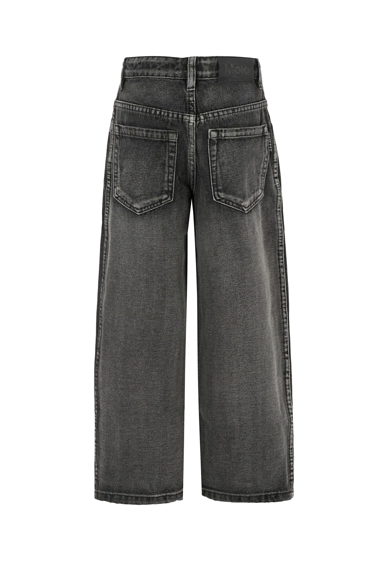 Molo Grey Jeans For Kids In Gray