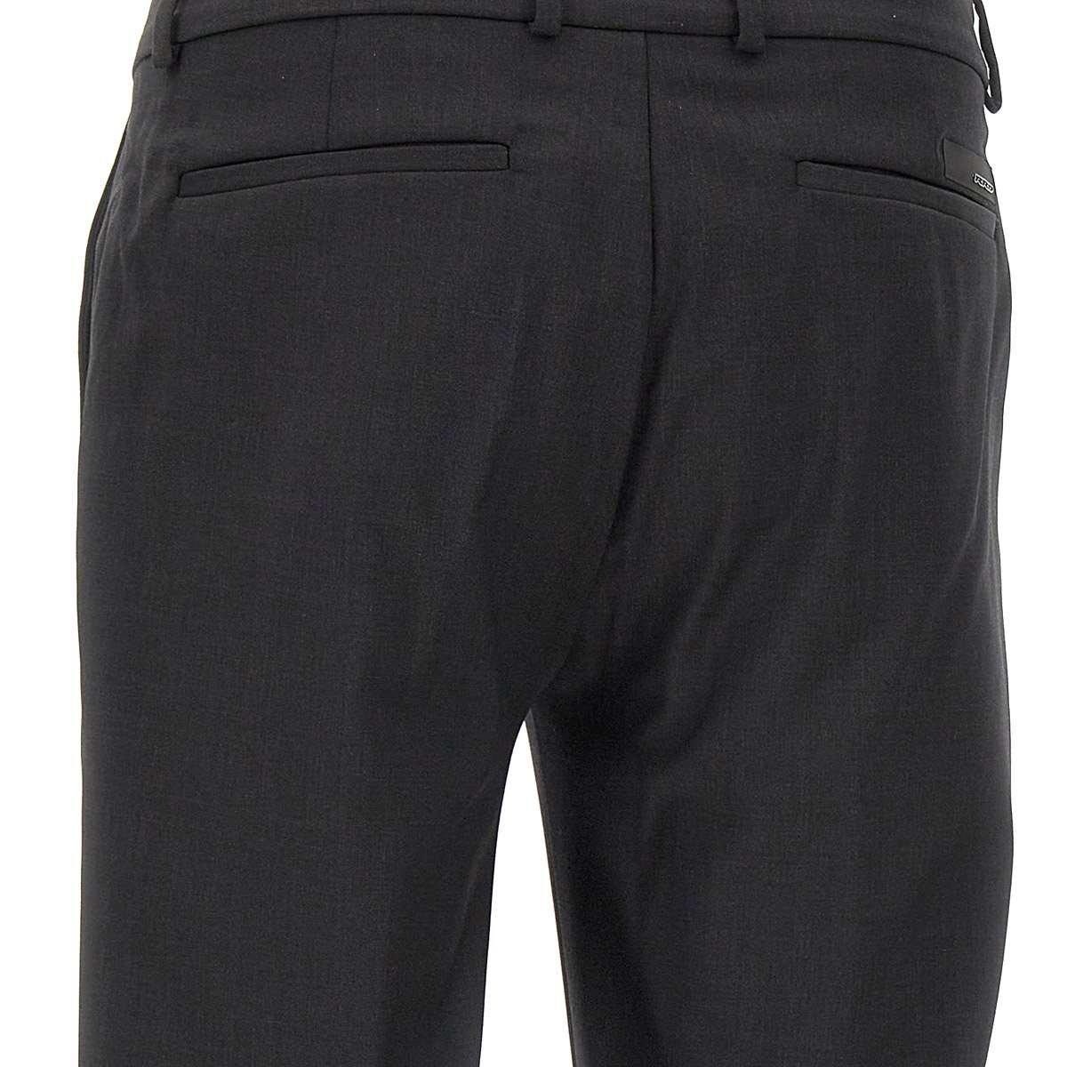 Rrd - Roberto Ricci Design Terzilio Turn-up Hem Chino Pants In Black