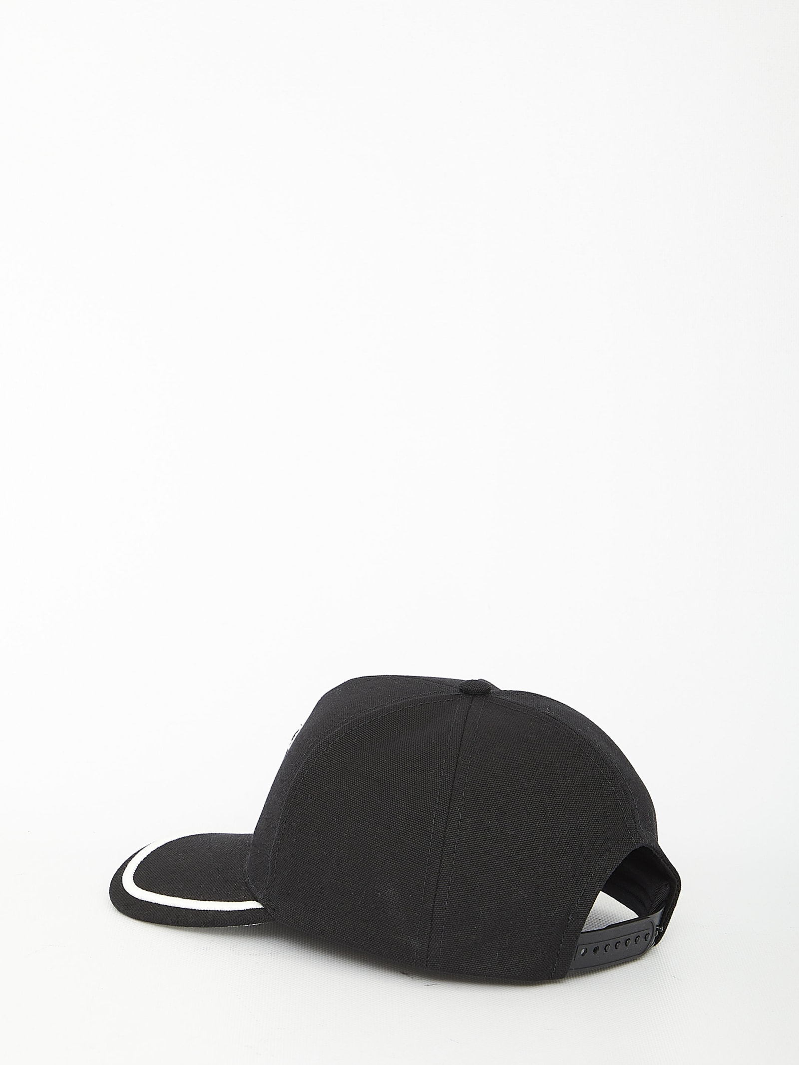 Shop Fendi Black Cotton Cap