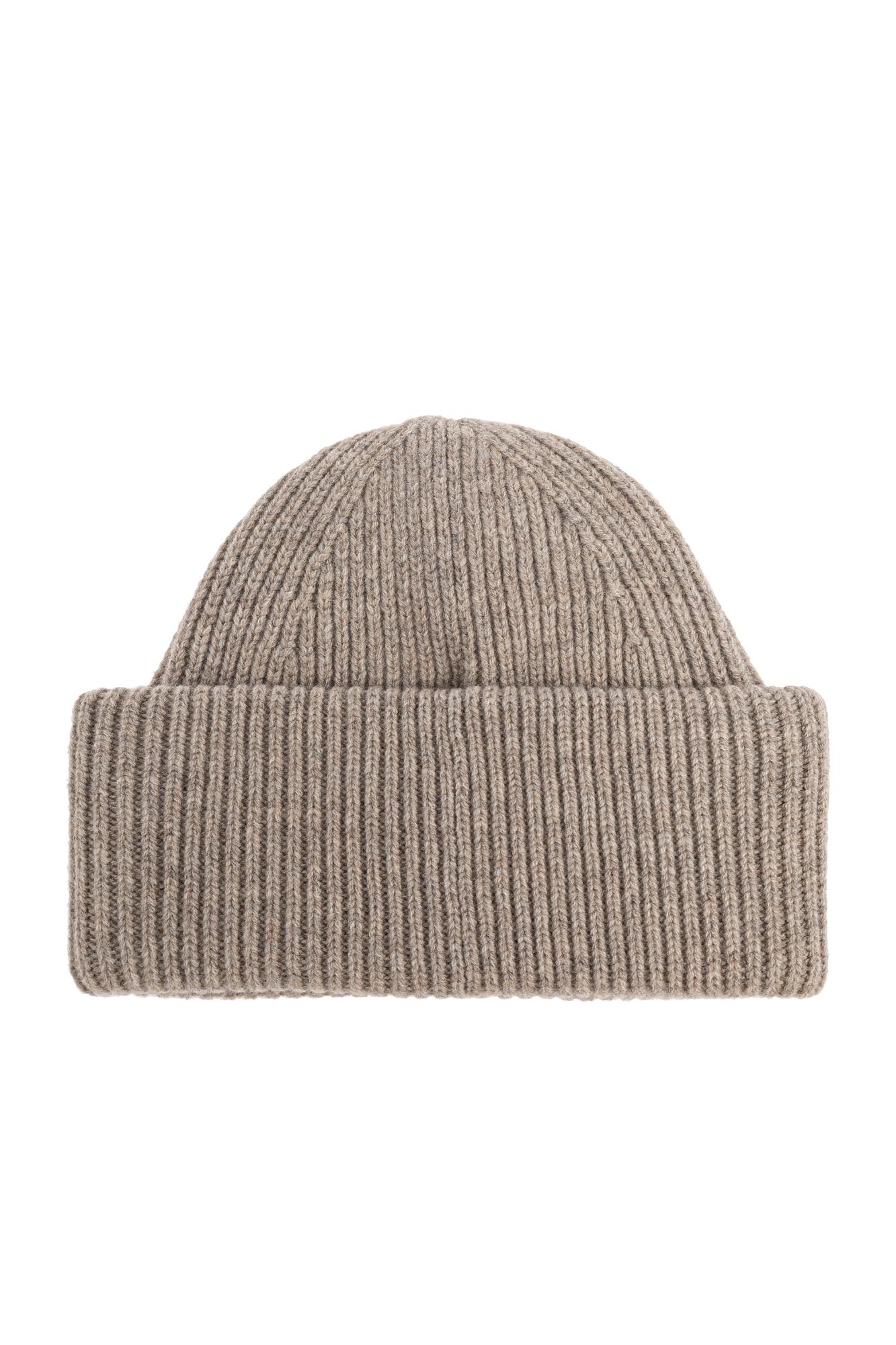 Acne Studios Wool Beanie With Logo