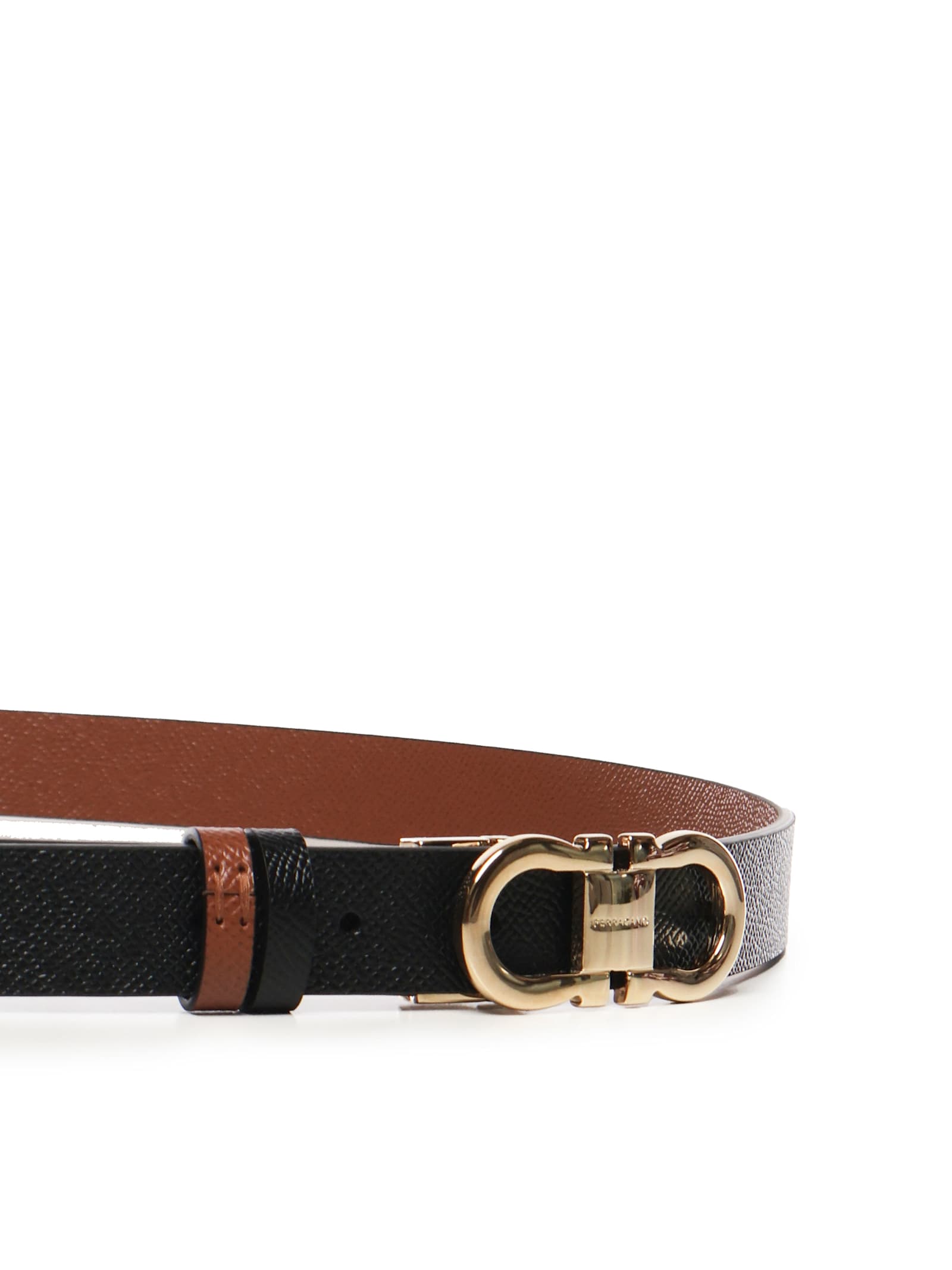 FERRAGAMO GANCINI ADJUSTABLE AND REVERSIBLE BELT