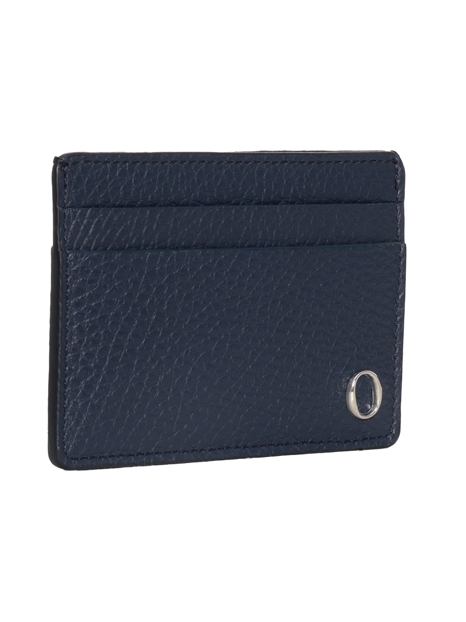 Shop Orciani Micron Card Holder In Blue