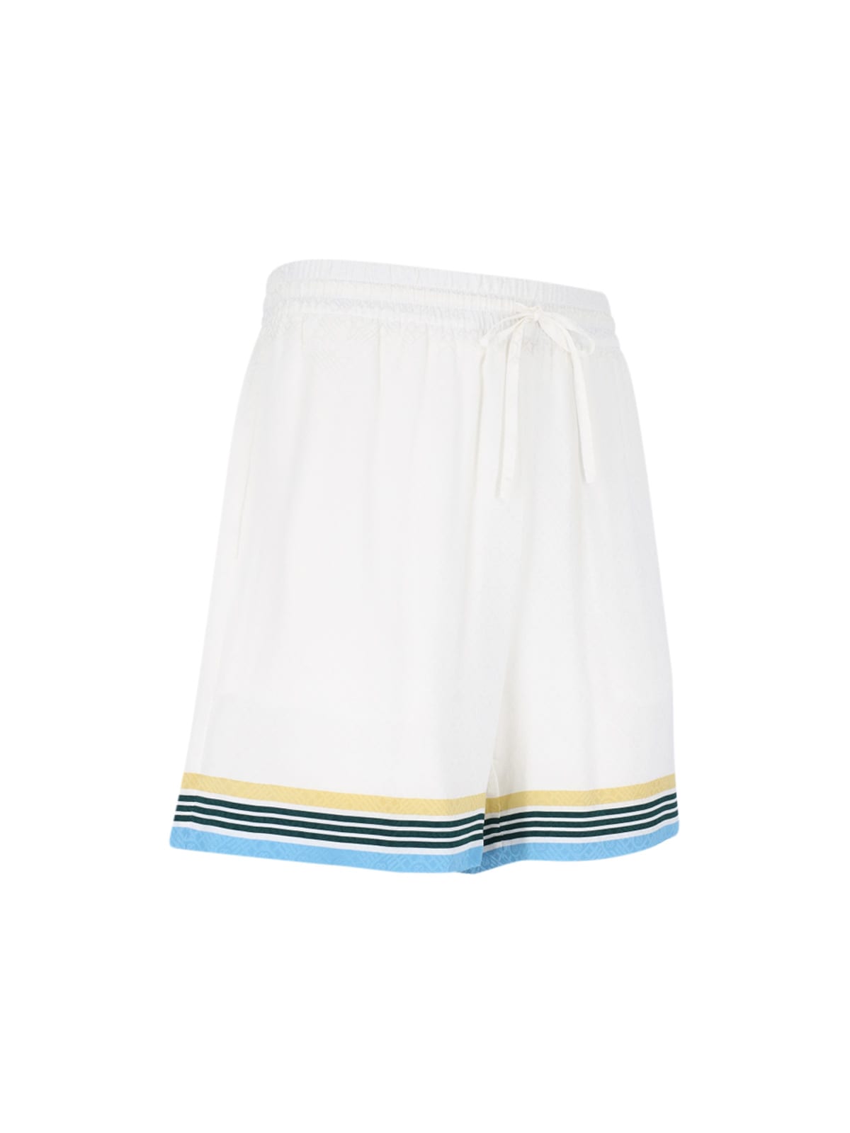 Shop Casablanca Casa Way Shorts In White