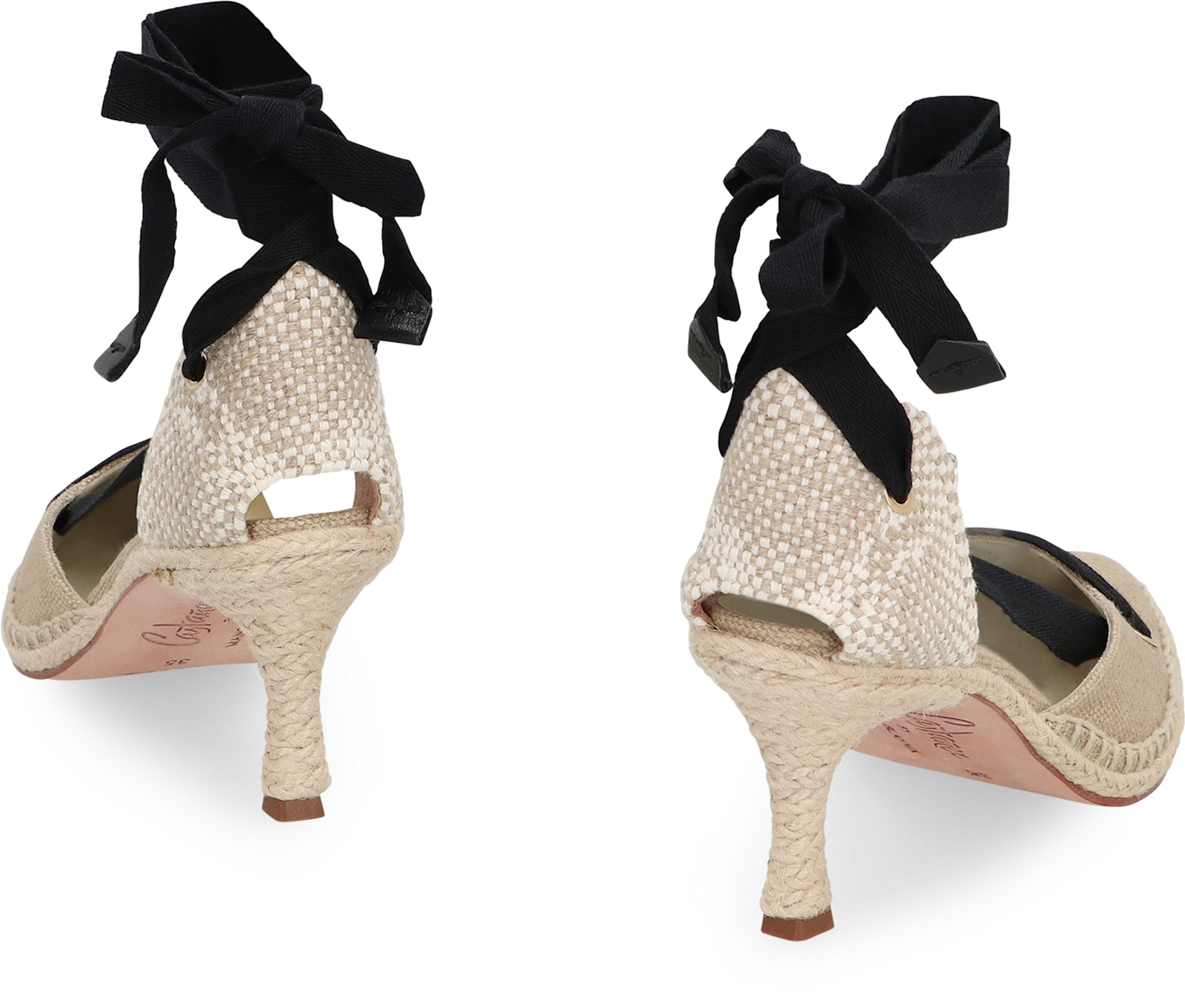 CASTAñER CASTANER X MANOLO BLAHNIK - CASTA CANVAS HEEL ESPADRILLES