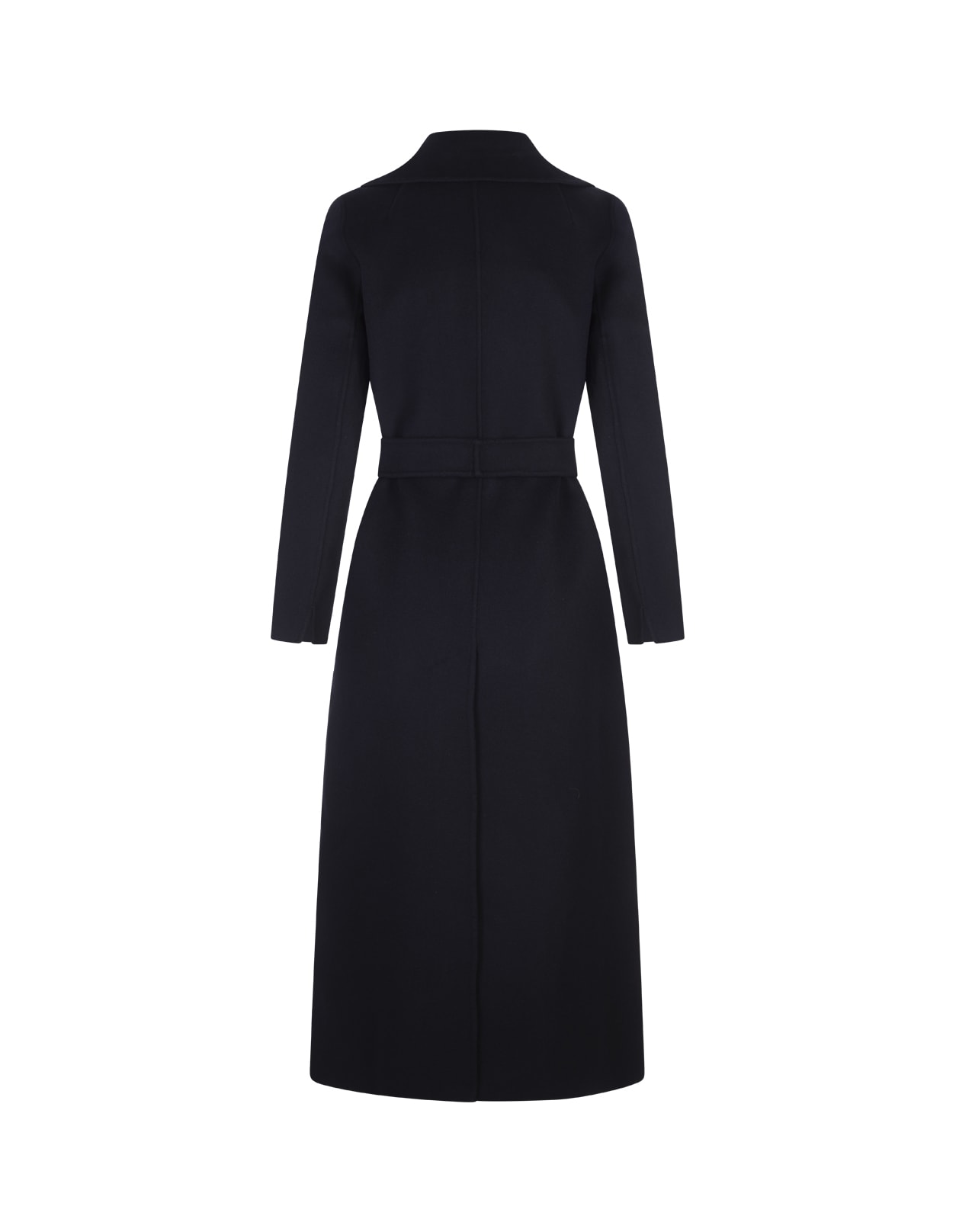 Shop 's Max Mara Blue Poldo Long Coat