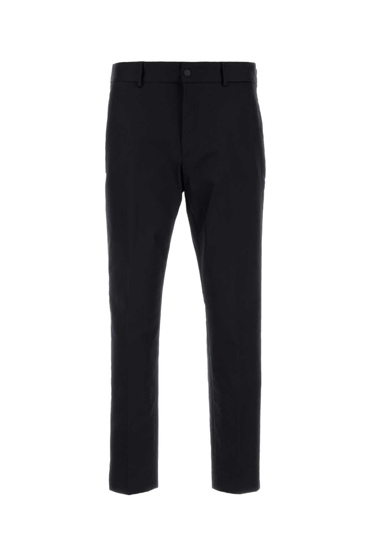 Shop Pt Torino Dark Blue Stretch Cotton Blend Pant In Navy