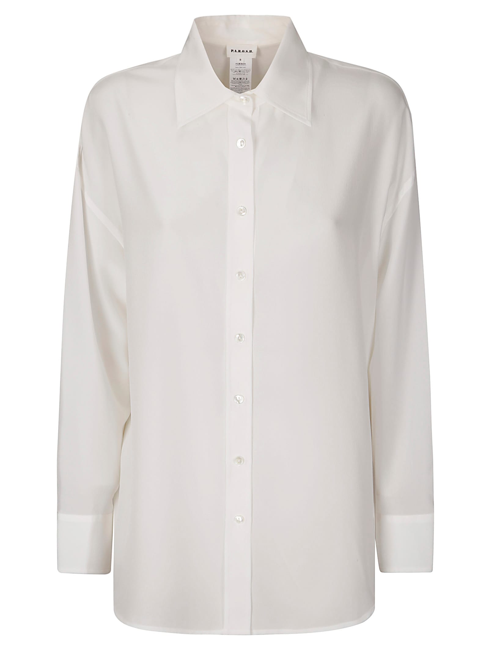 Shop P.a.r.o.s.h Shirt In Cream