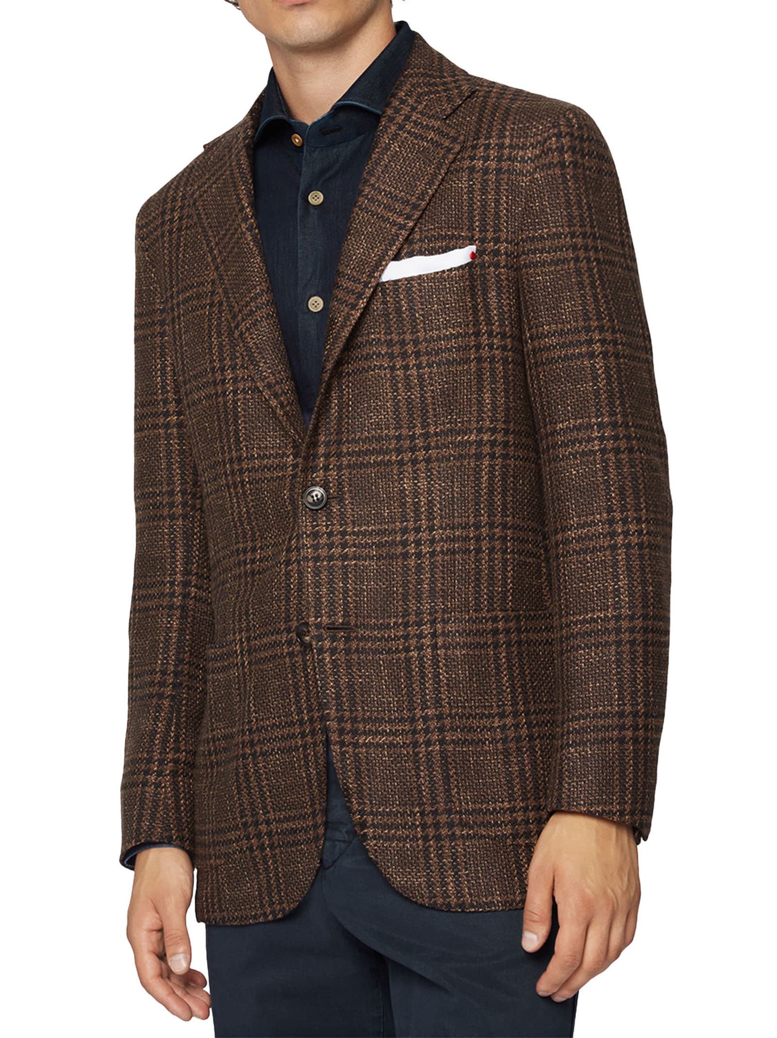 KITON JACKET VIRGIN WOOL 