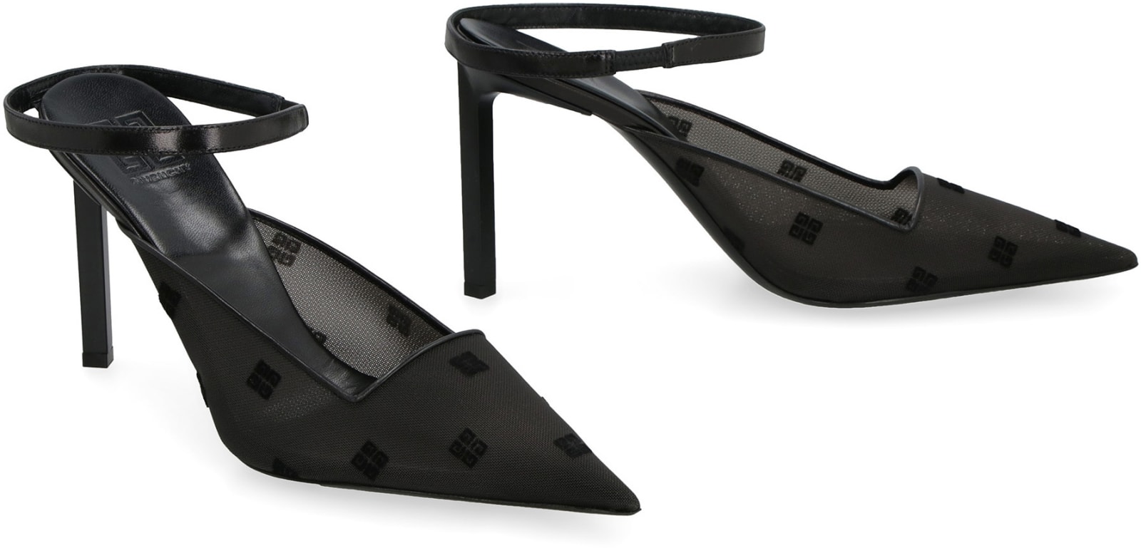 Shop Givenchy Show Pointy-toe Mules In Black