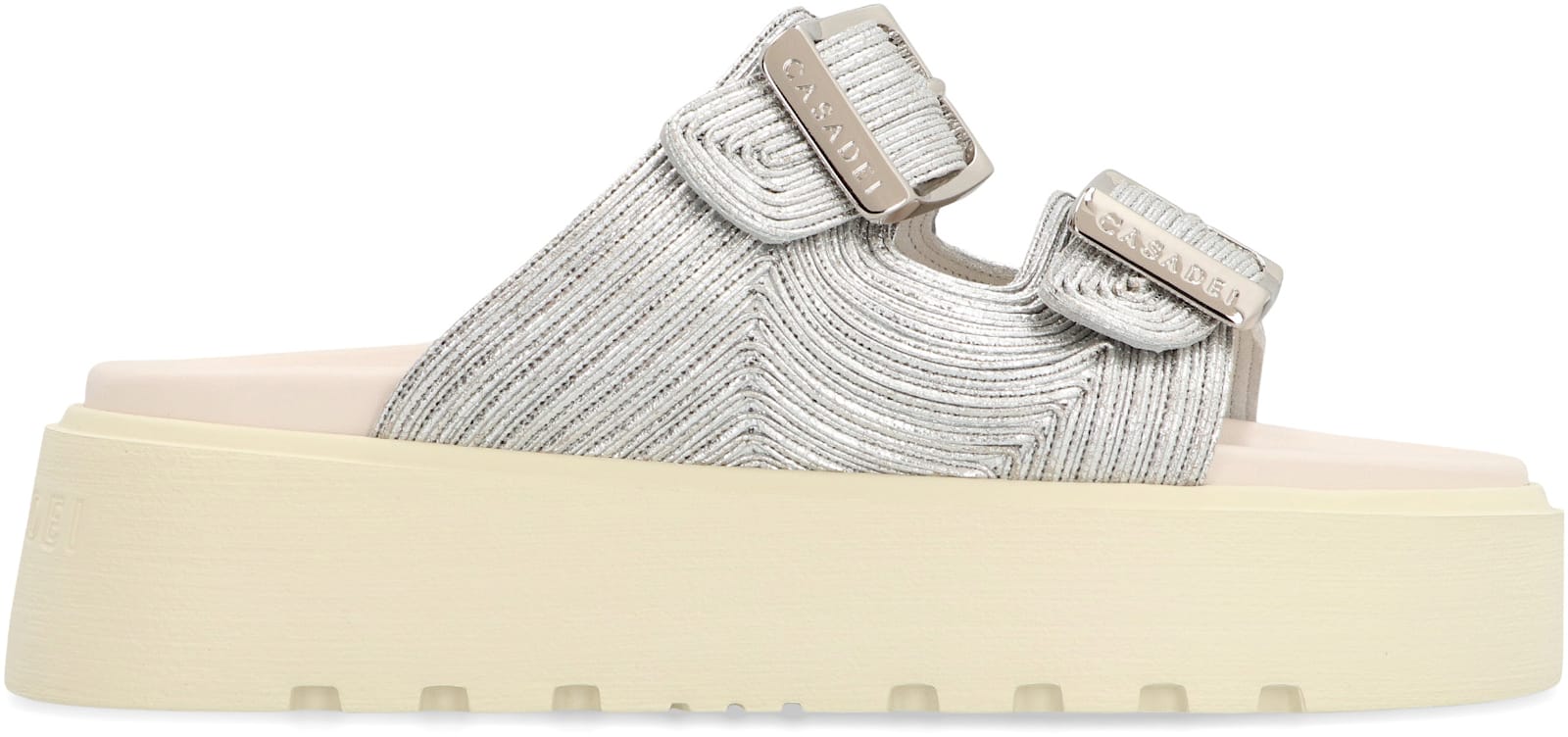Casadei Zudi Slides In Metallic