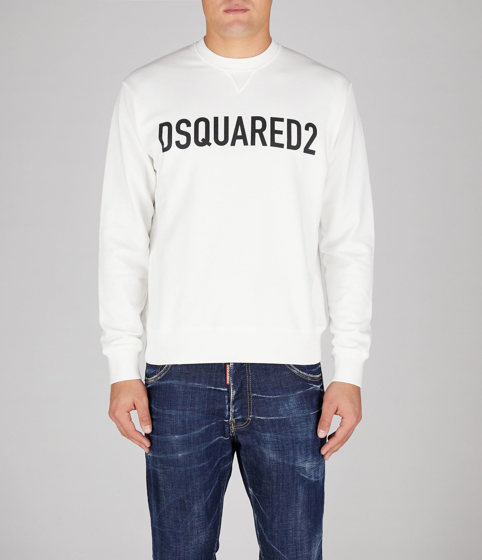 Shop Dsquared2 Sweatshirt In White