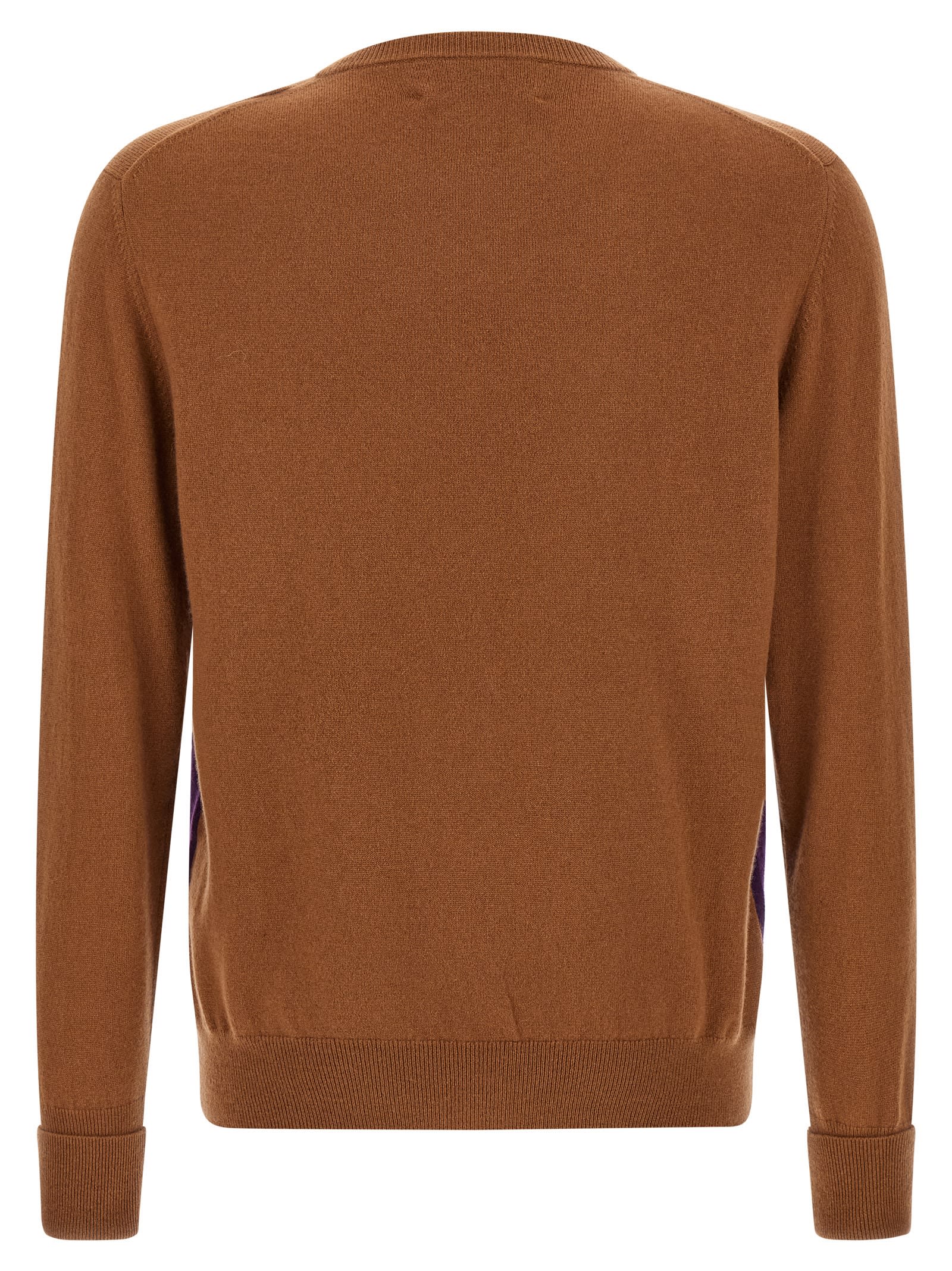 Ballantyne Argyle Sweater Sweaters And Cardigans Brown In Brown